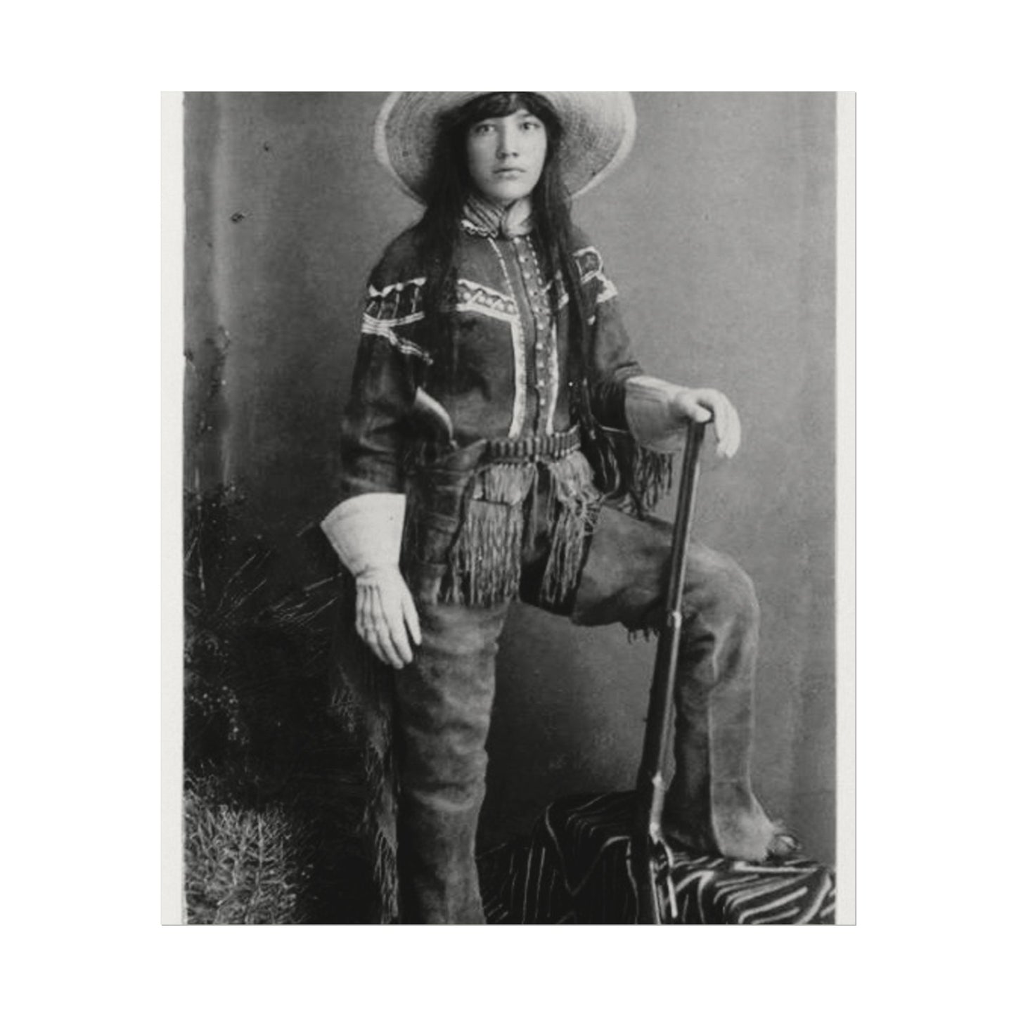 Desert Scout – Western Textured Watercolor Matte Posters