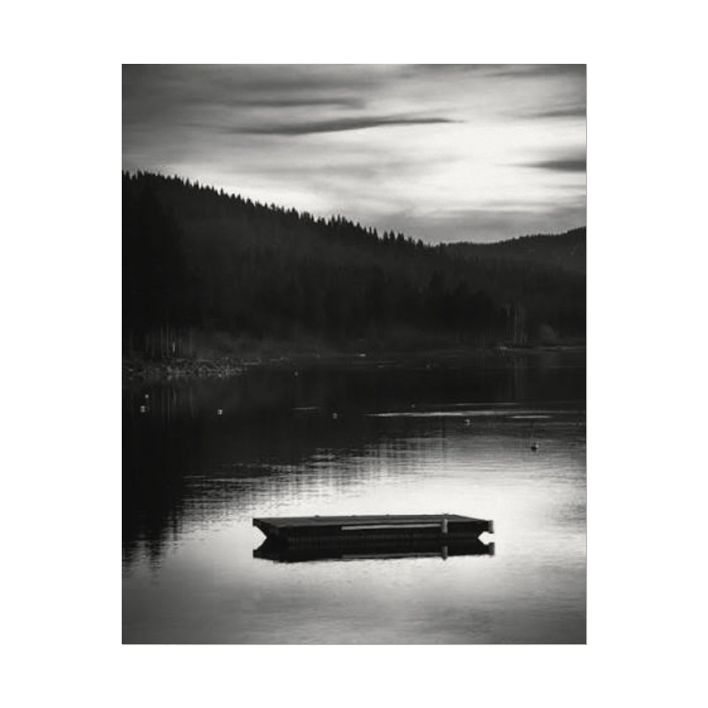 He Leads Me Beside Still Waters – Western Textured Watercolor Matte Posters