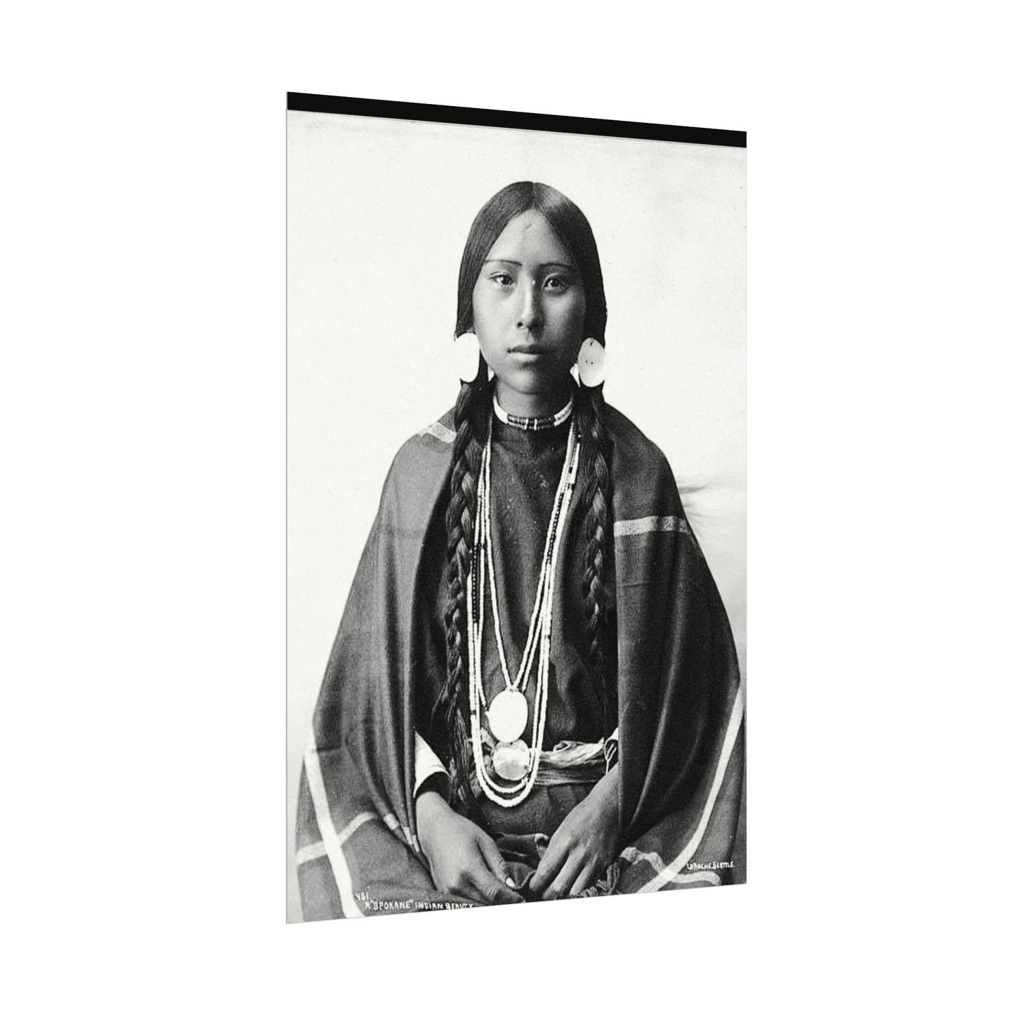 1915 Spokane Beauty – Western Textured Watercolor Matte Posters