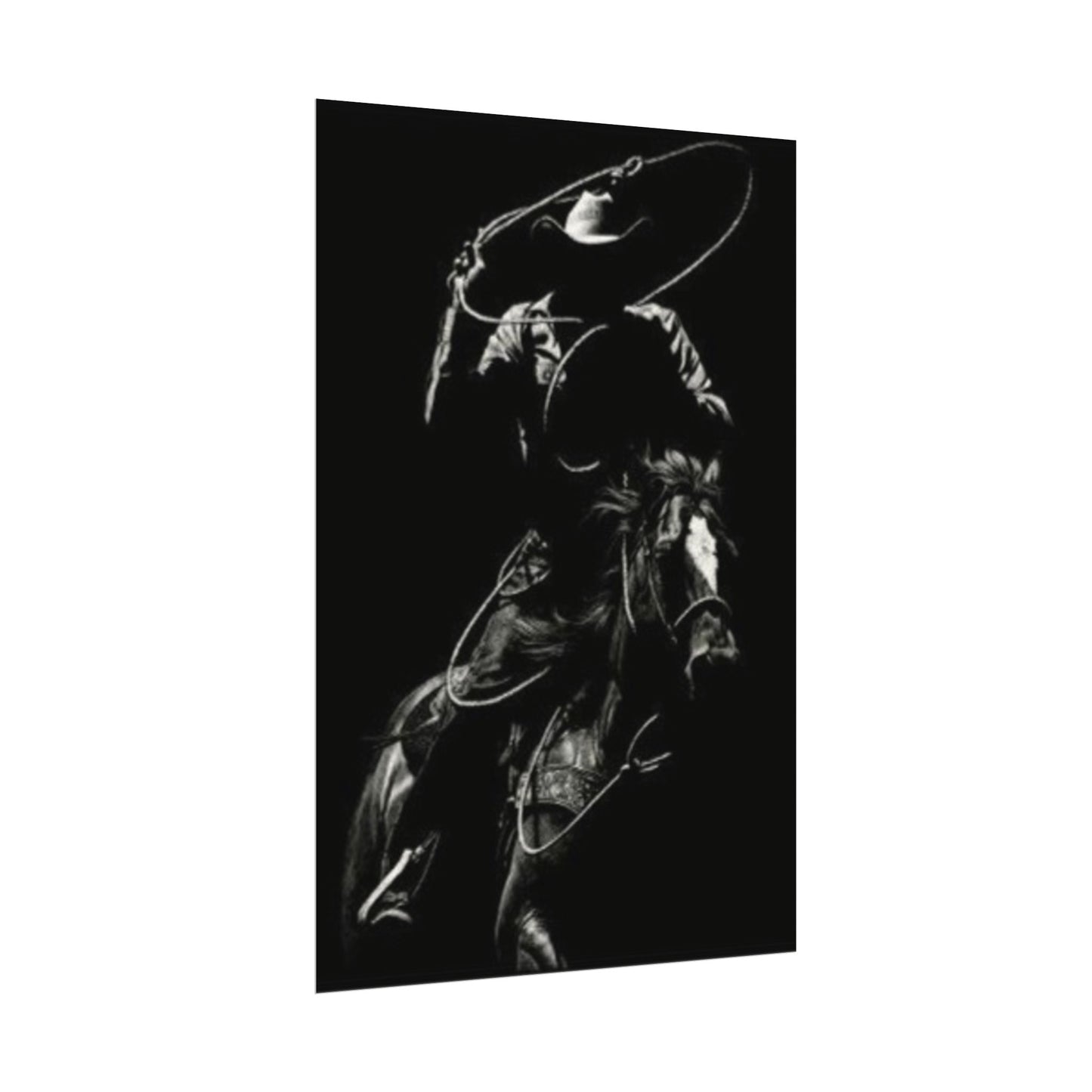 The Ropers Mark – Western Textured Watercolor Matte Posters