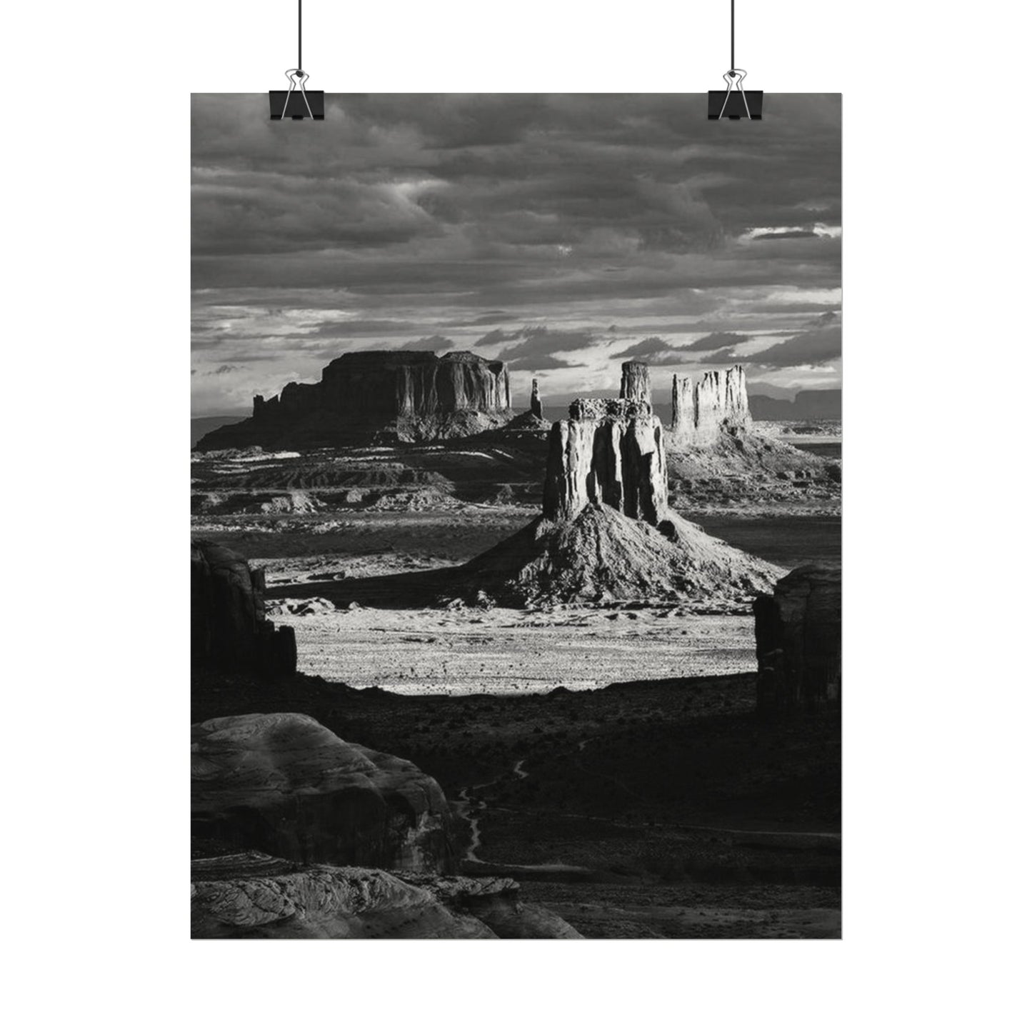 Vast Wonderland – Western Textured Watercolor Matte Posters