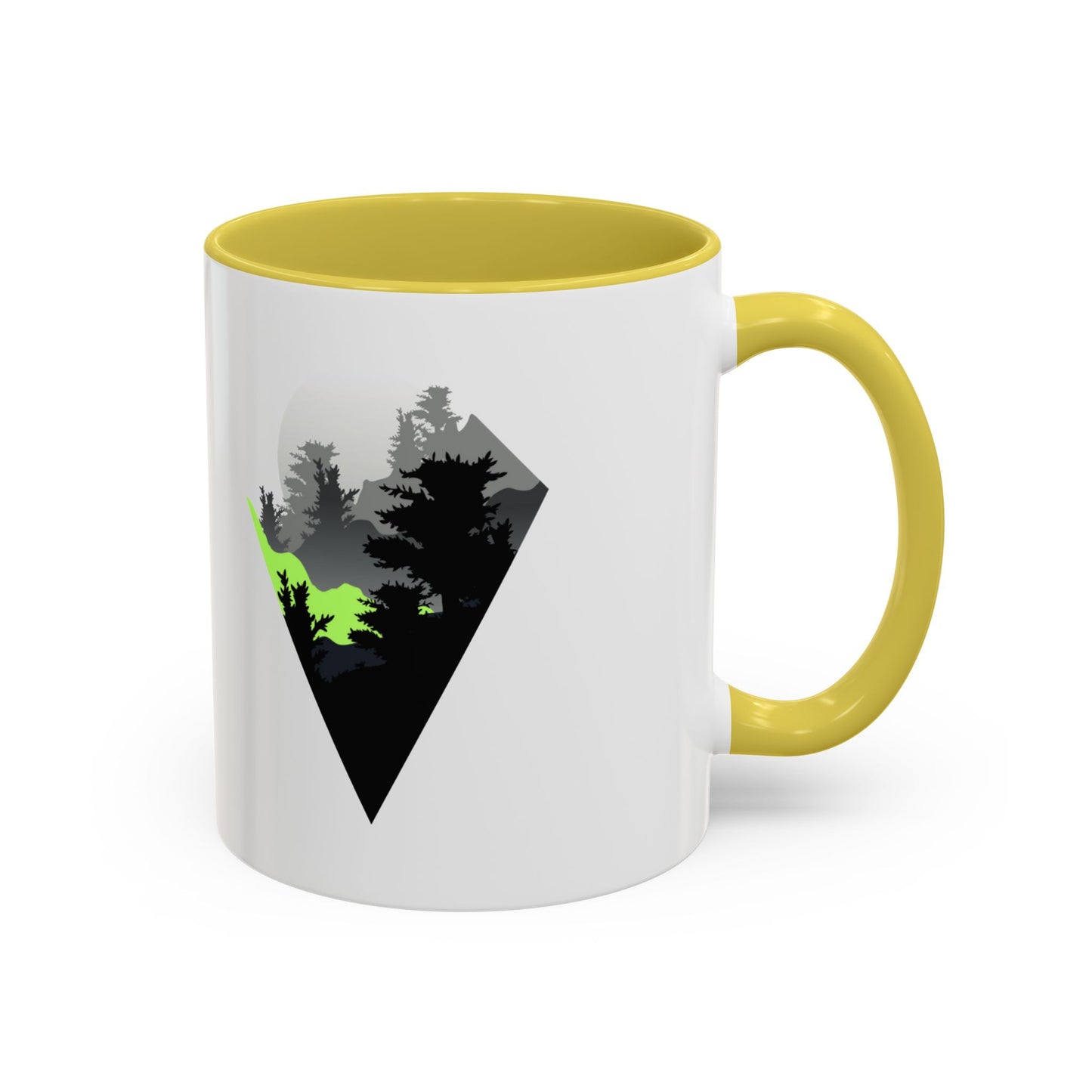 Sleek Forest Mug: Nature-Inspired Coffee Cup, Perfect for Outdoor Lovers, Gift for Nature Enthusiasts, Eco-Friendly Present