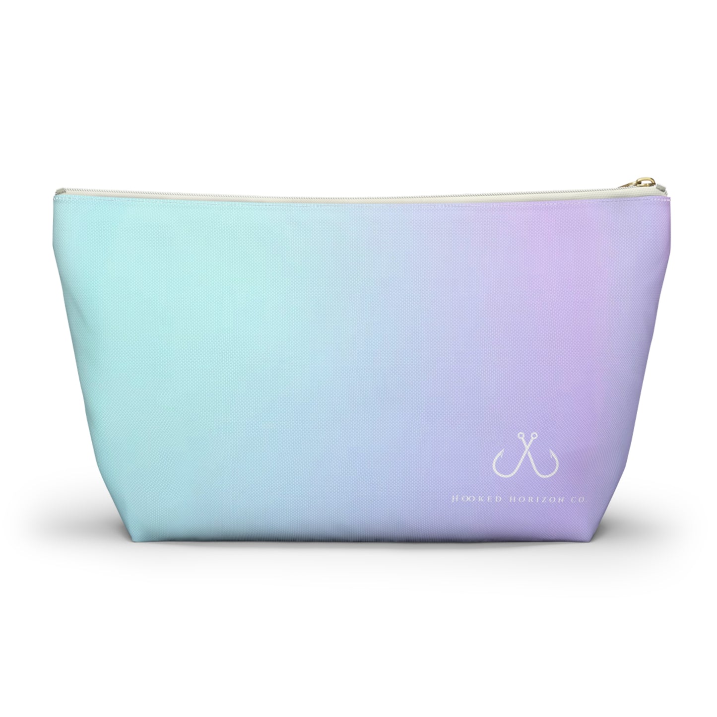 Purple To Blue Ombre Vibrant Gradient Accessory Pouch | Makeup Bag, Travel Organizer, Gift for Her, Beach Essentials, Stylish Storage