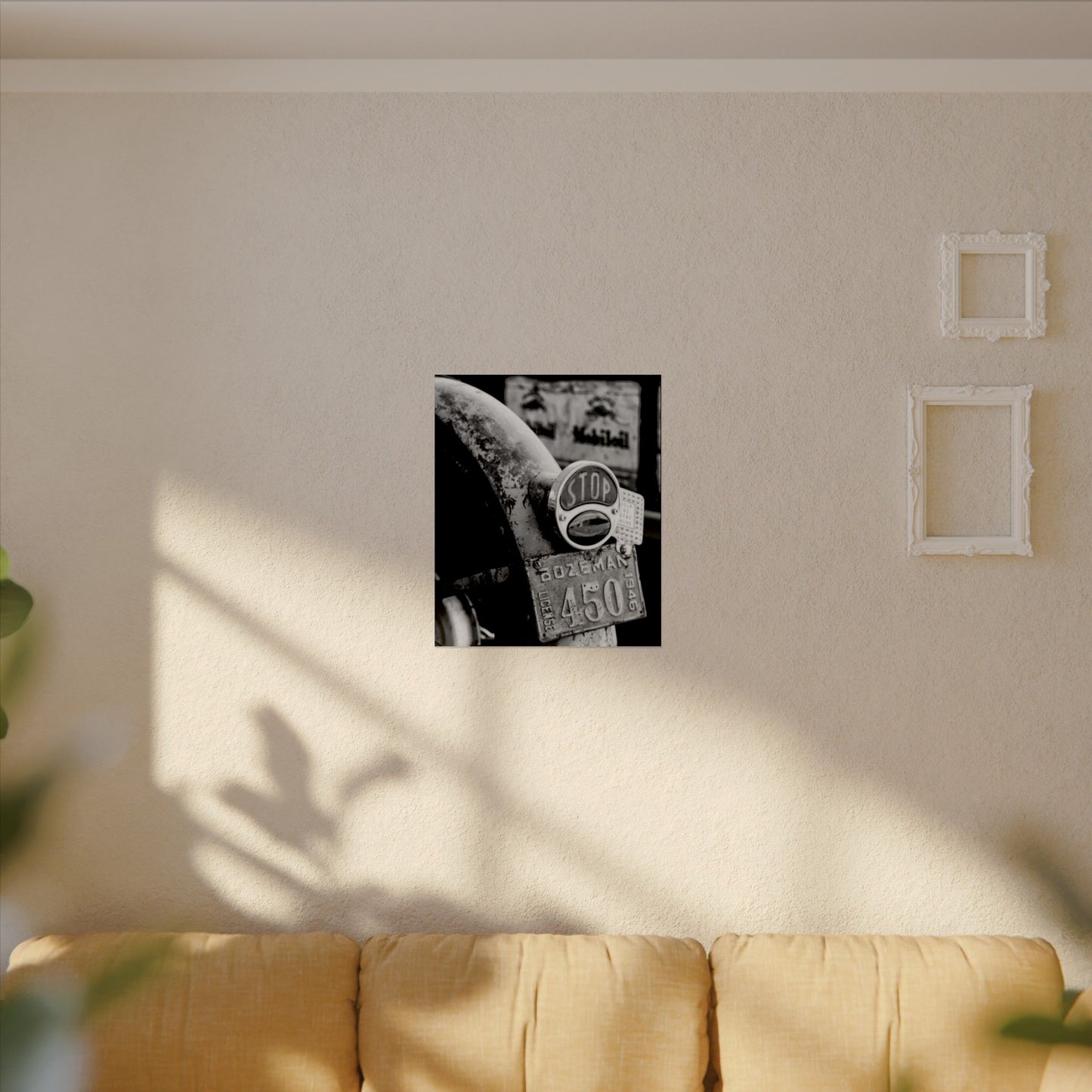 Motor Head Metal – Western Textured Watercolor Matte Posters