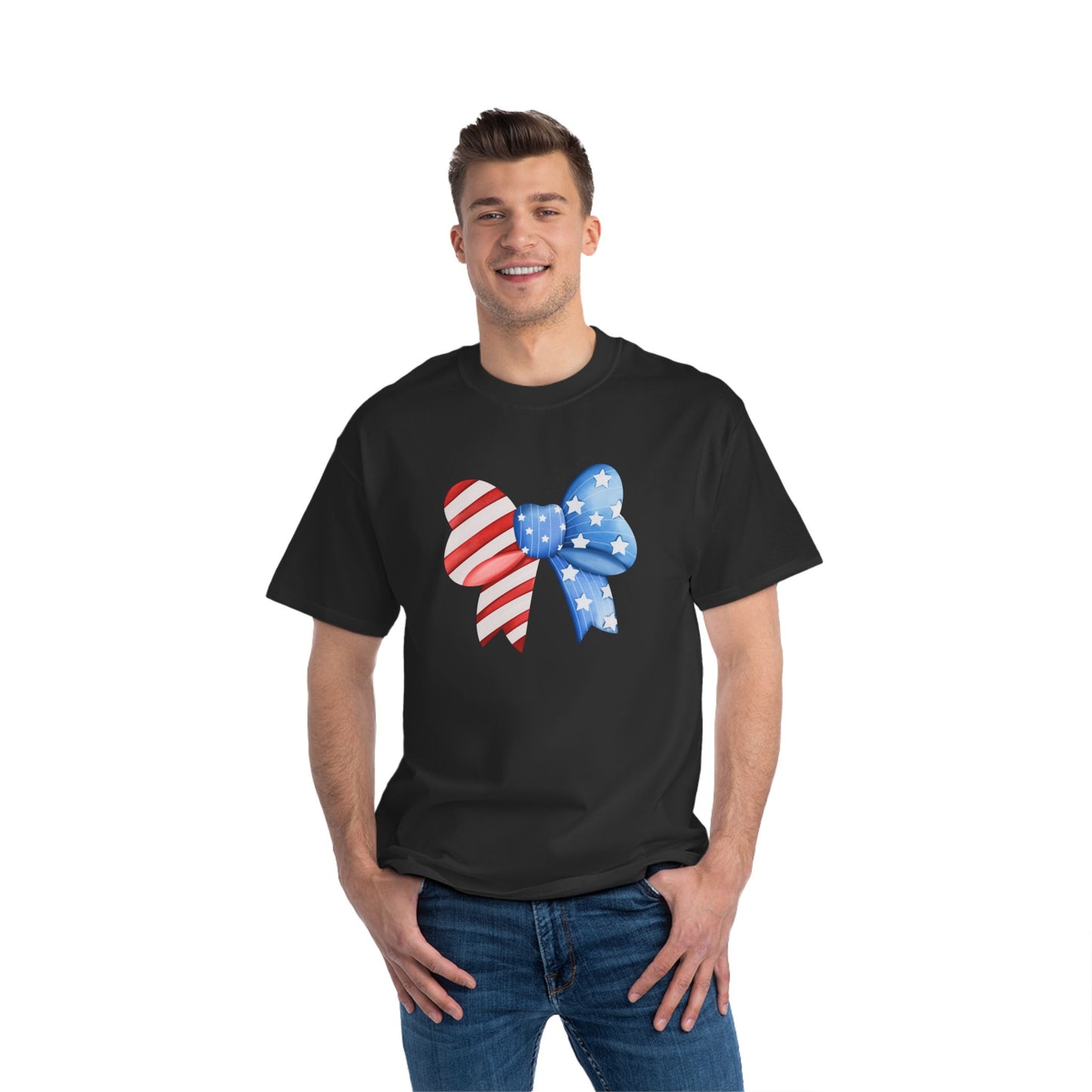 Patriotic 1776 Bow T-Shirt | America 1776 Design, Fourth of July Shirt, Independence Day Tee, Memorial Day Top, Gift for Veterans
