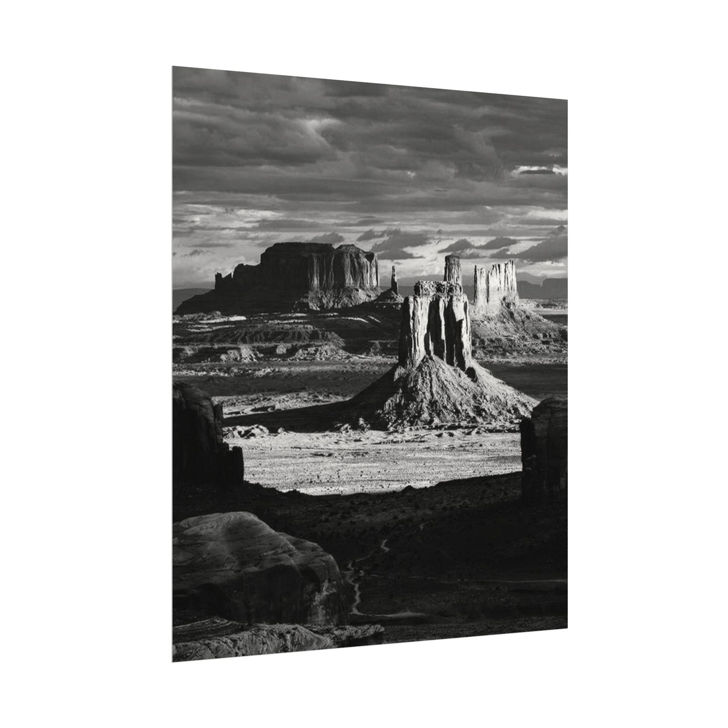 Vast Wonderland – Western Textured Watercolor Matte Posters