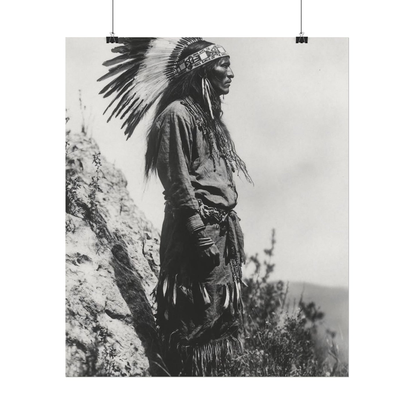 When The Wind Calls – Western Textured Watercolor Matte Posters