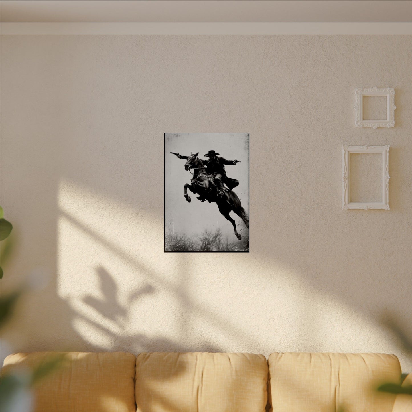 High Noon Pistols  – Western Textured Watercolor Matte Posters