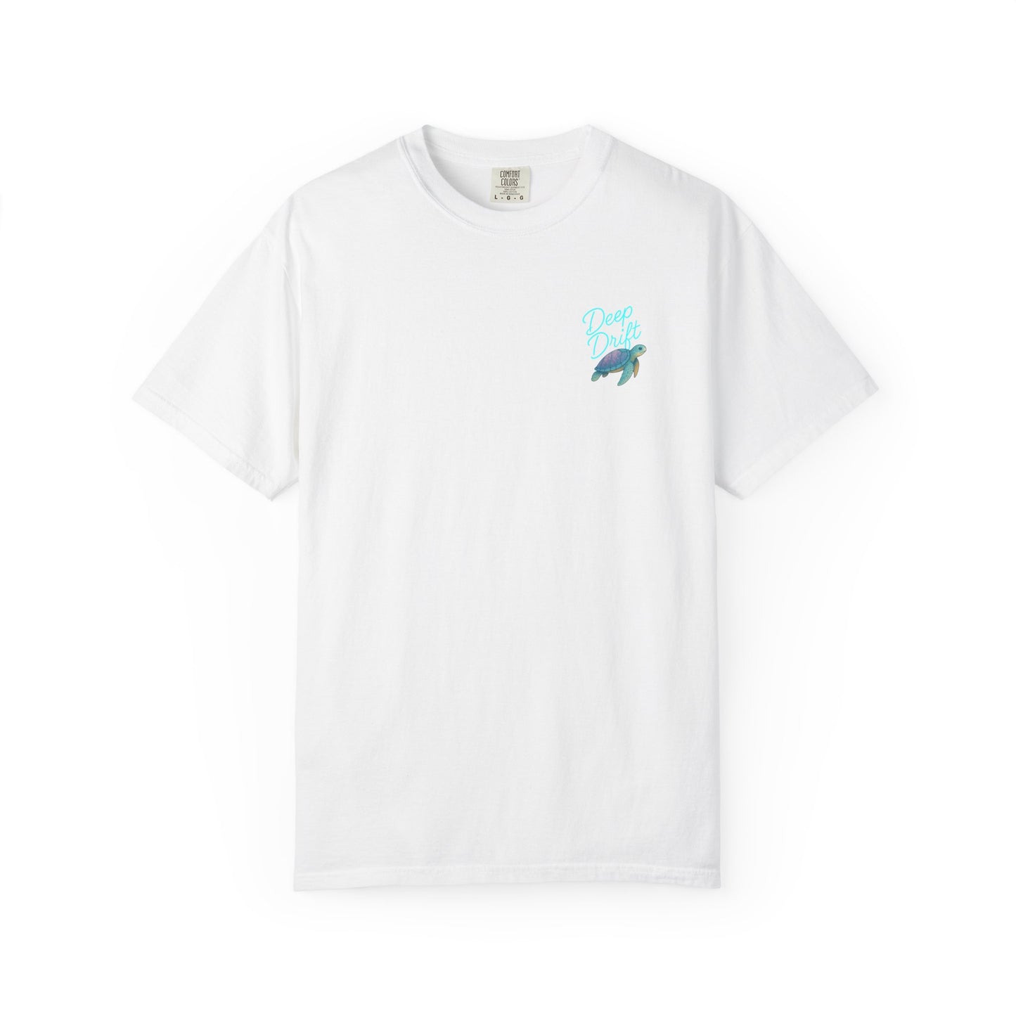 Turtle Deep Drift T-shirt, Hooked Horizon Co, Angler Gifts