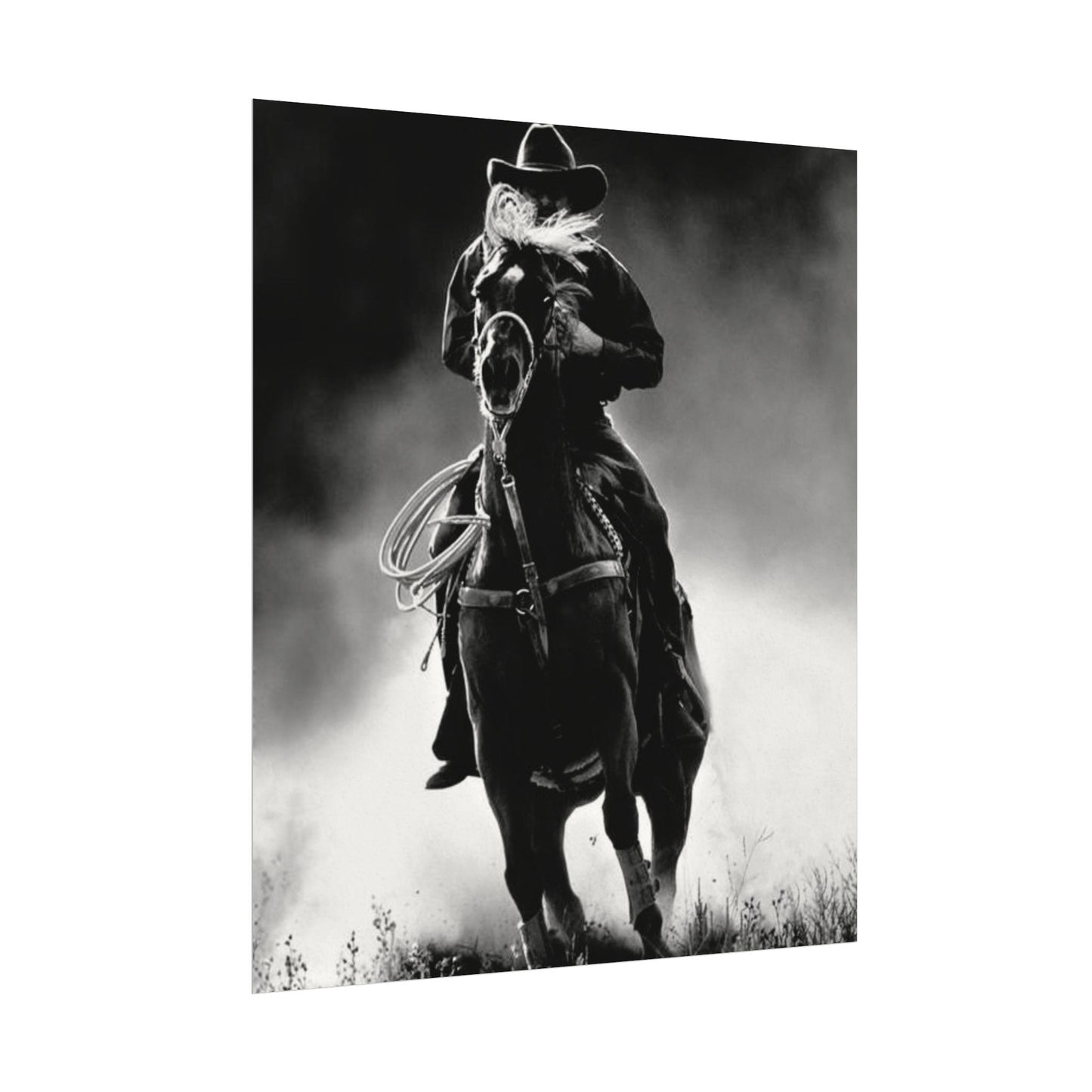 Untamed Dust & Thunder Textured Watercolor Matte Posters