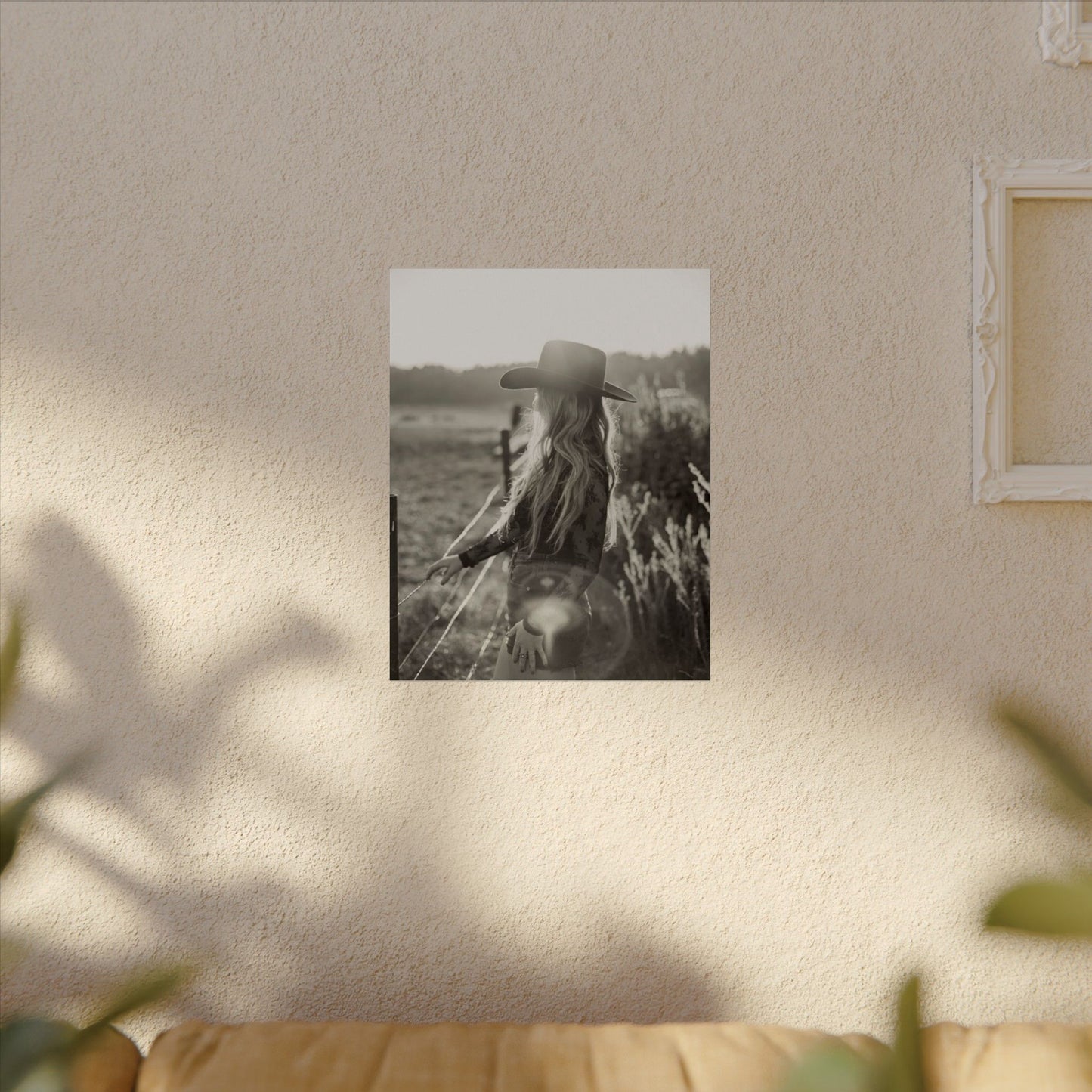 Mornings Gaze– Western Textured Watercolor Matte Posters