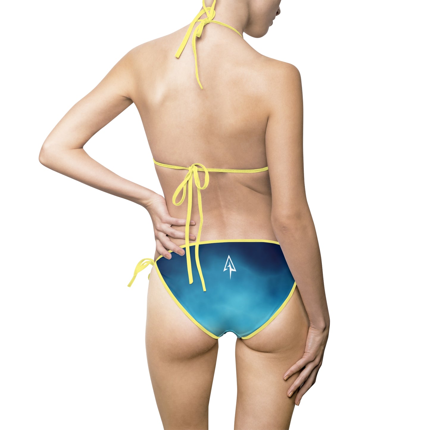 Arrow Ridge Ombre Women’s Bikini Swimsuit, Summer Beachwear, Swimwear for Vacations, Pool Parties, Tropical Getaways