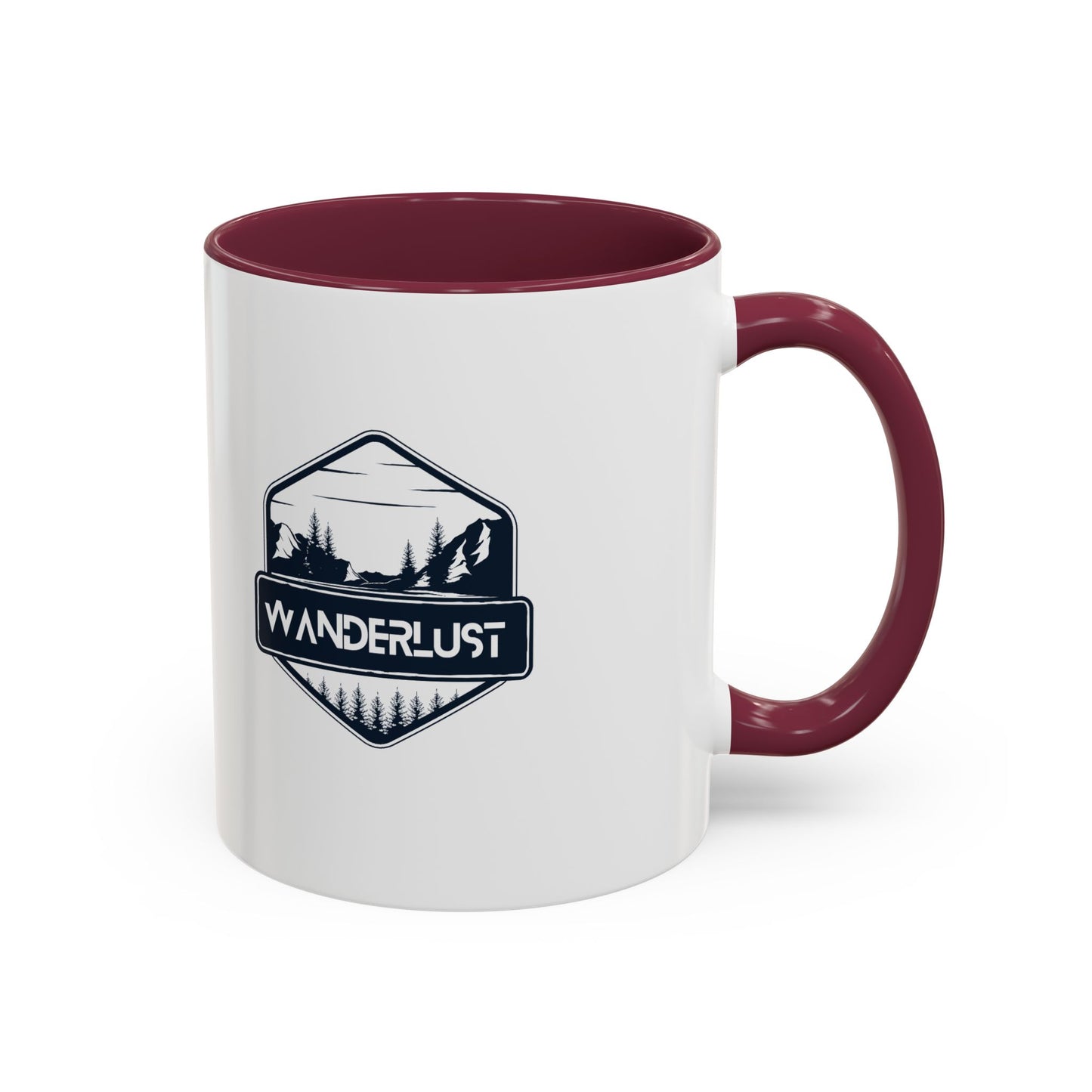Wanderlust Coffee Mug, Travel Lover Gift, Adventure Drinkware, Colorful Ceramic Cup, Perfect for Holidays & Camping