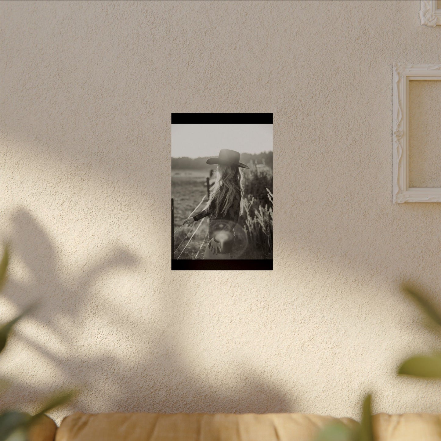 Mornings Gaze– Western Textured Watercolor Matte Posters