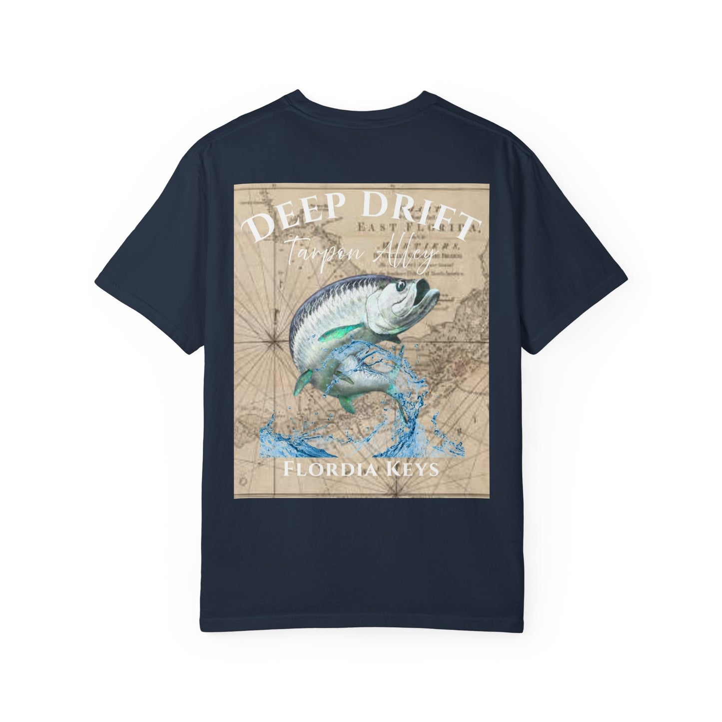 Tarpon Alley Fishing T-Shirt - Florida Keys Fishing Tee for Angler Lovers