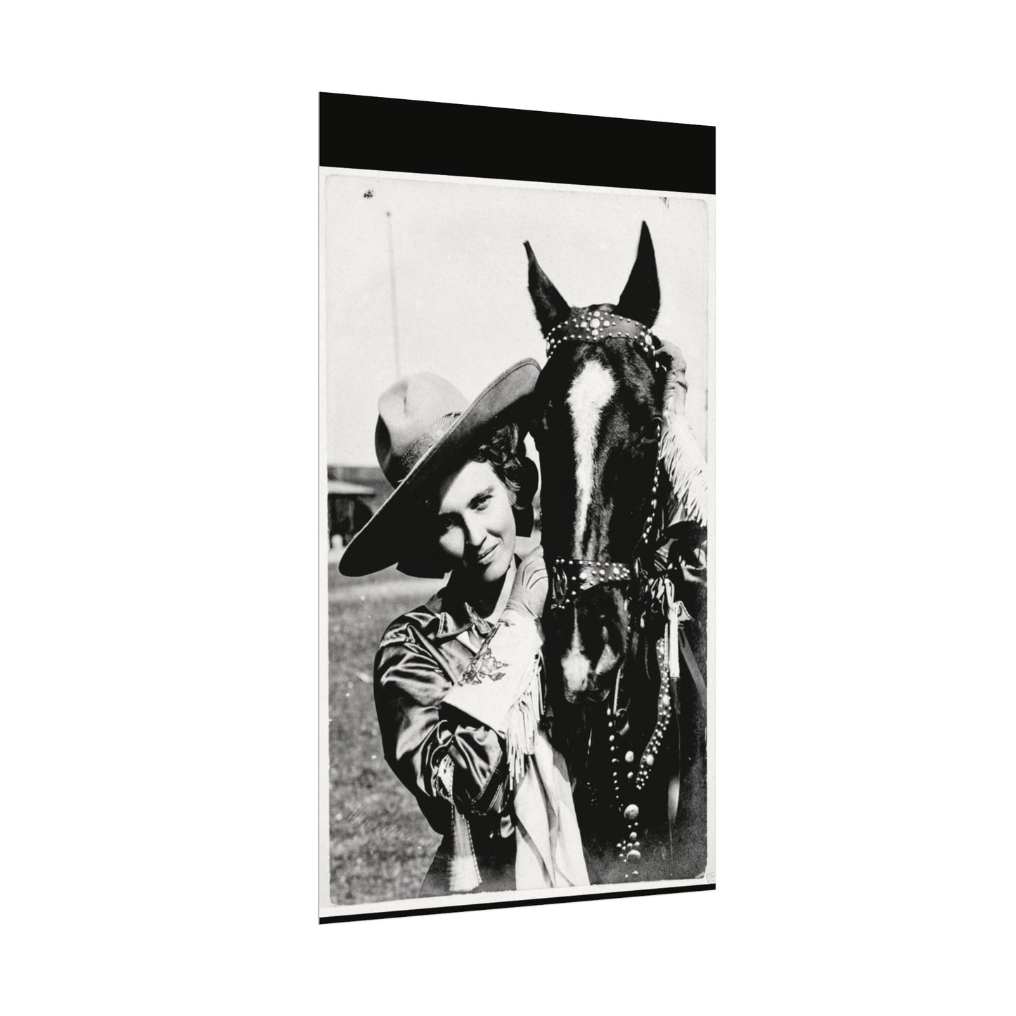 Steadfast Devotion – Western Textured Watercolor Matte Posters