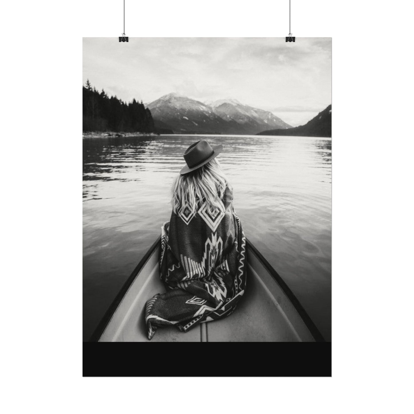 He Leads Me Beside Still Waters – Western Textured Watercolor Matte Posters