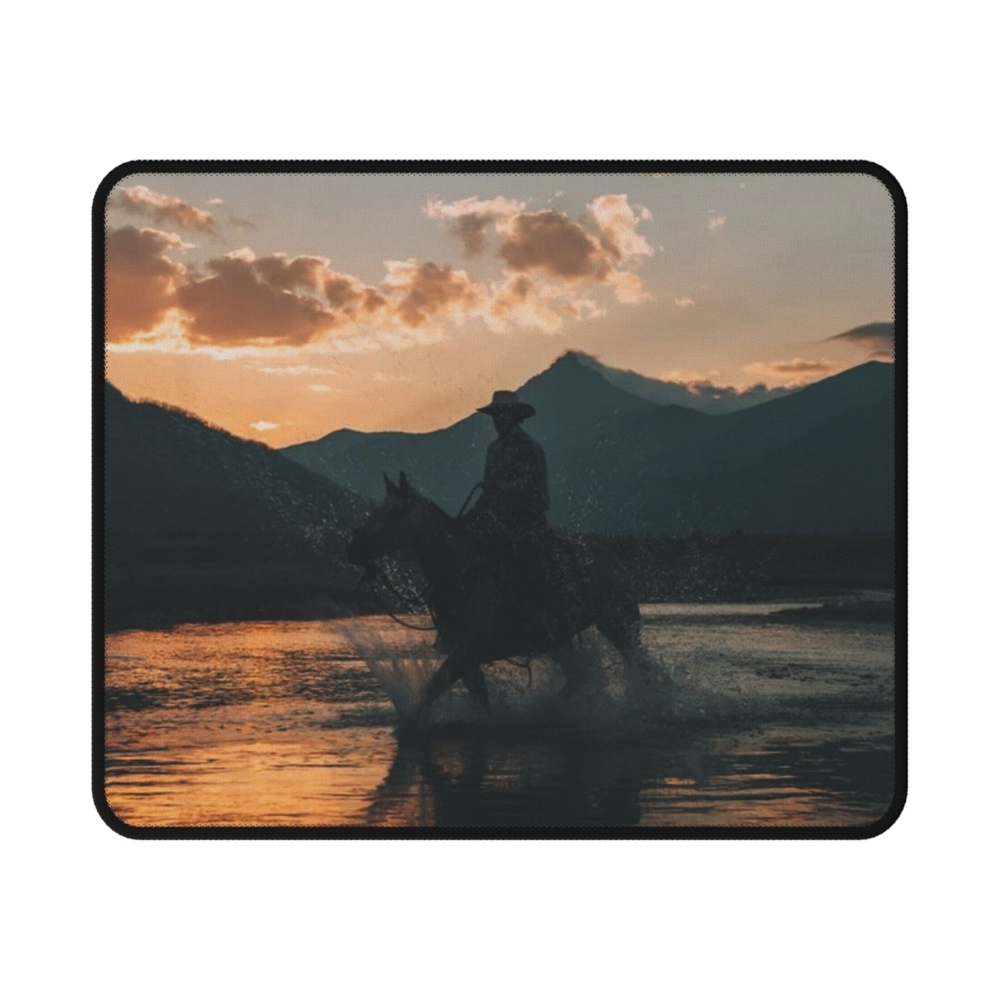 Pale Rider Non-Slip Gaming Mouse Pad, Computer Accessories, Gamer Gift, Desk Decor, Unique Mouse Mat, Animal Lover Gift