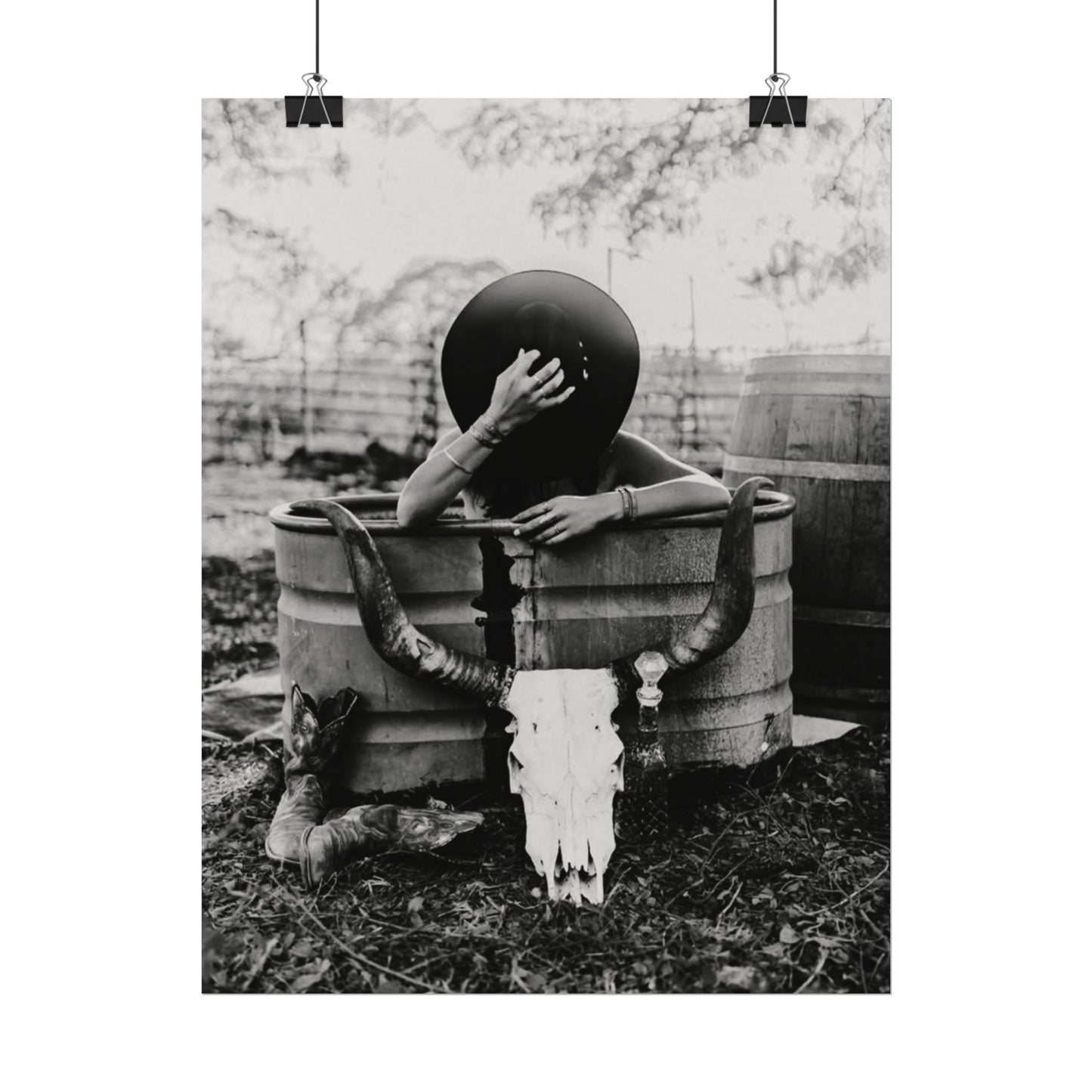 Unapologetically Wild – Western Textured Watercolor Matte Posters