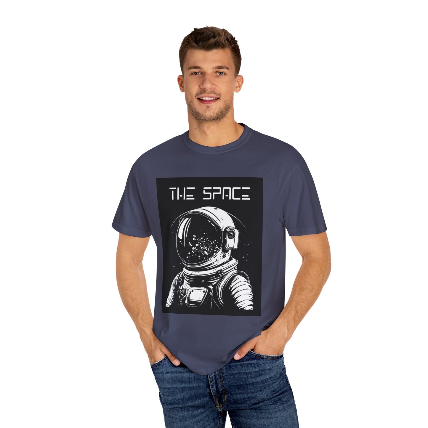 Astronaut Graphic T-Shirt, Space Lover Tee, Unisex Casual Wear, Gift for Astronomy Enthusiasts, Cool Space Art Shirt
