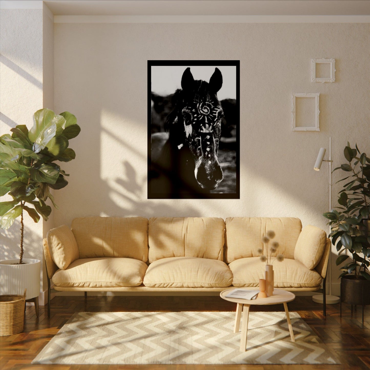 Rising Sun – Western Textured Watercolor Matte Posters