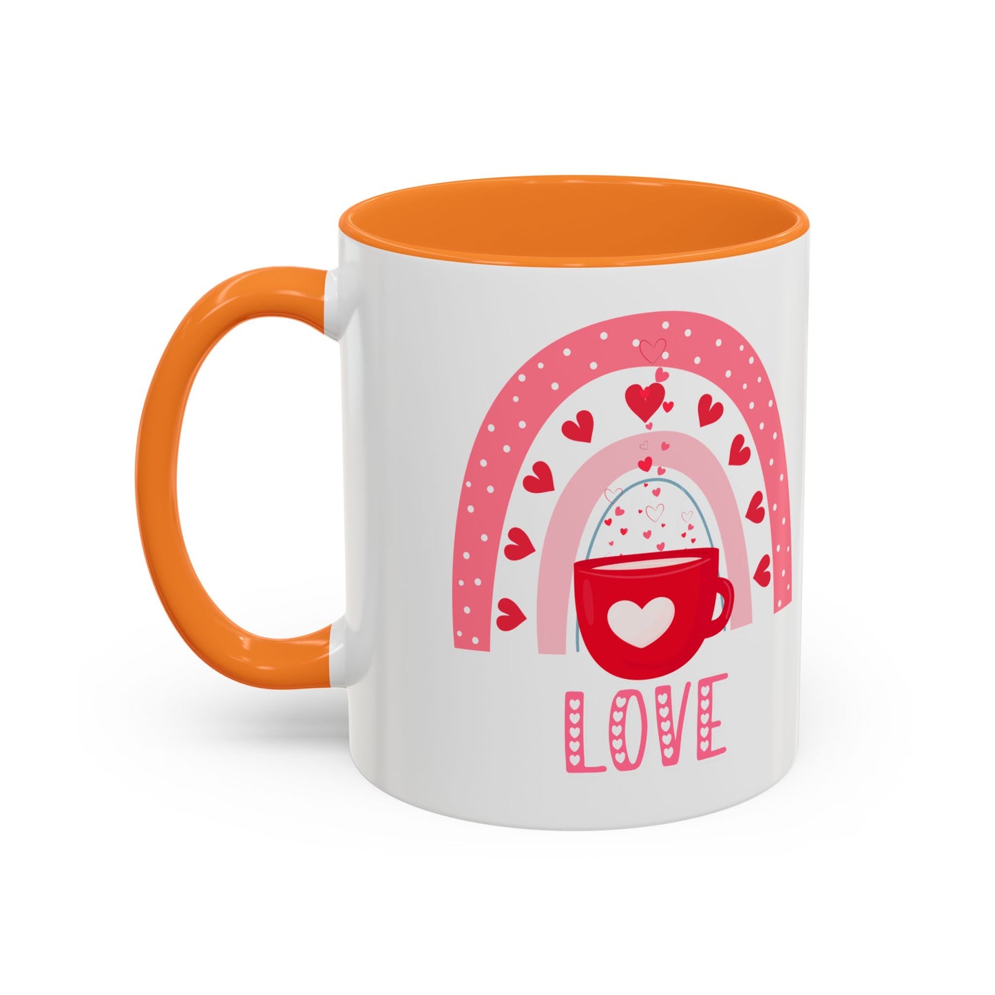 Rainbow Love Mug - Perfect for Valentine's Day, Couples, Self-Care, Gift for Her, Coffee Lovers