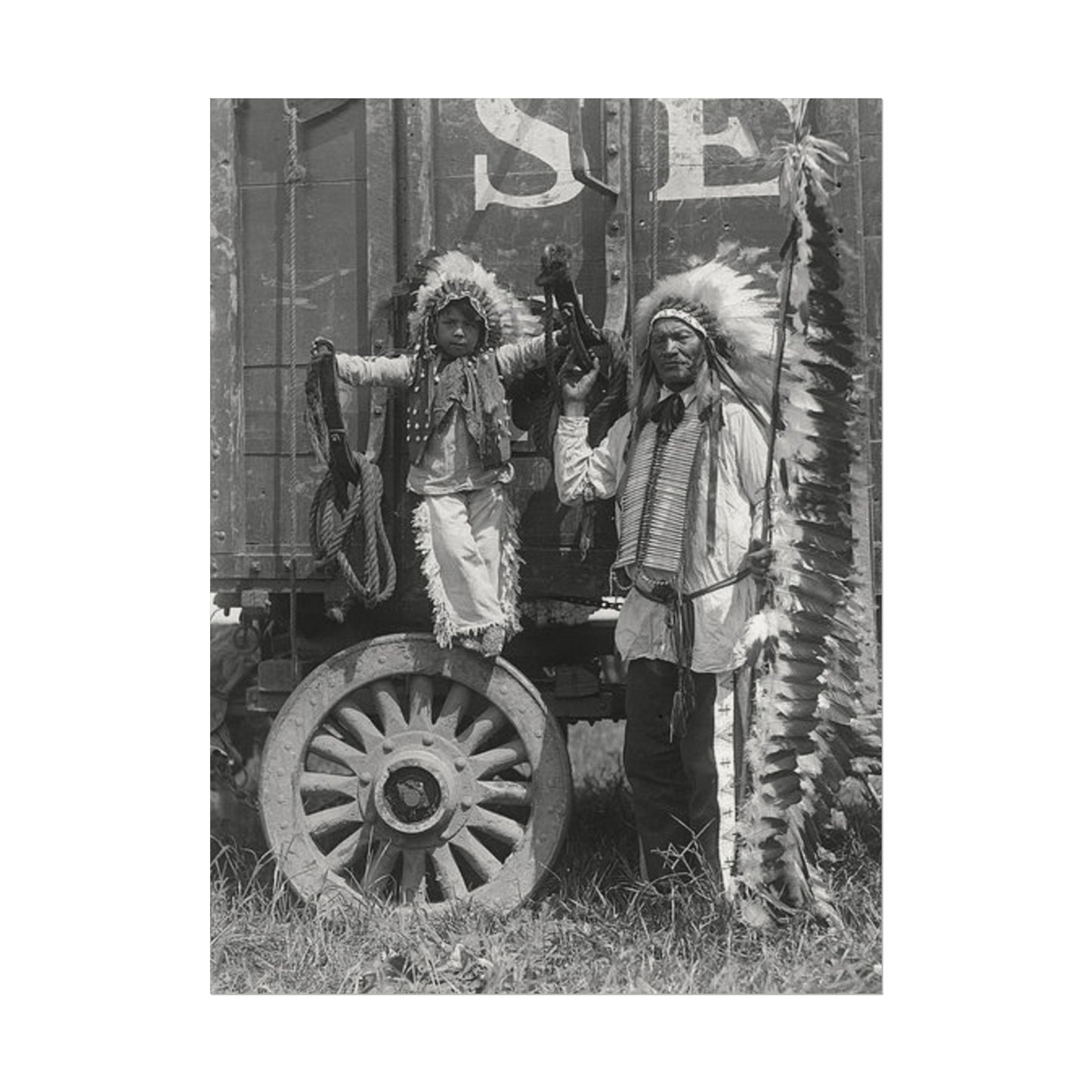 Small Hamds Big Spirit – Western Textured Watercolor Matte Posters