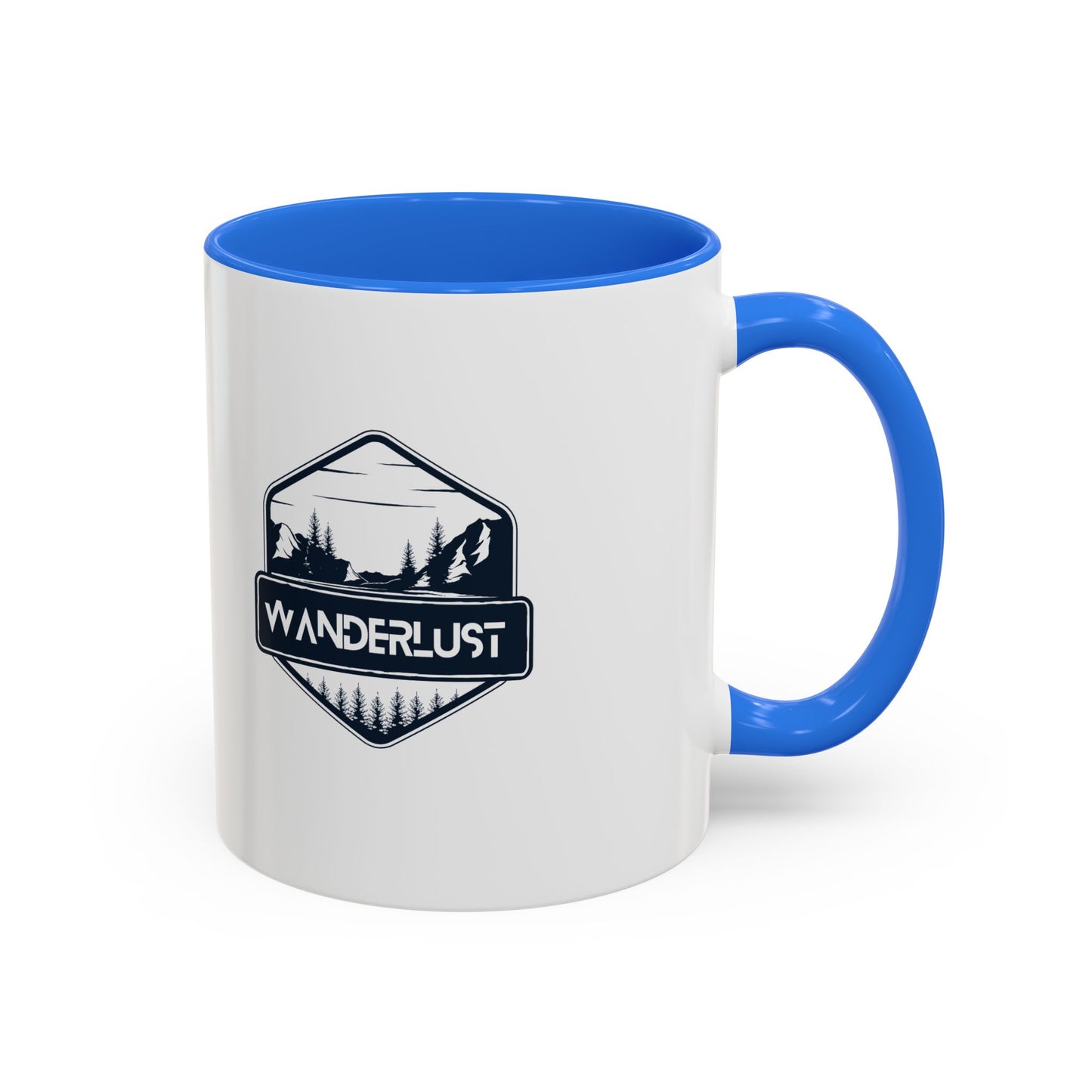 Wanderlust Coffee Mug, Travel Lover Gift, Adventure Drinkware, Colorful Ceramic Cup, Perfect for Holidays & Camping