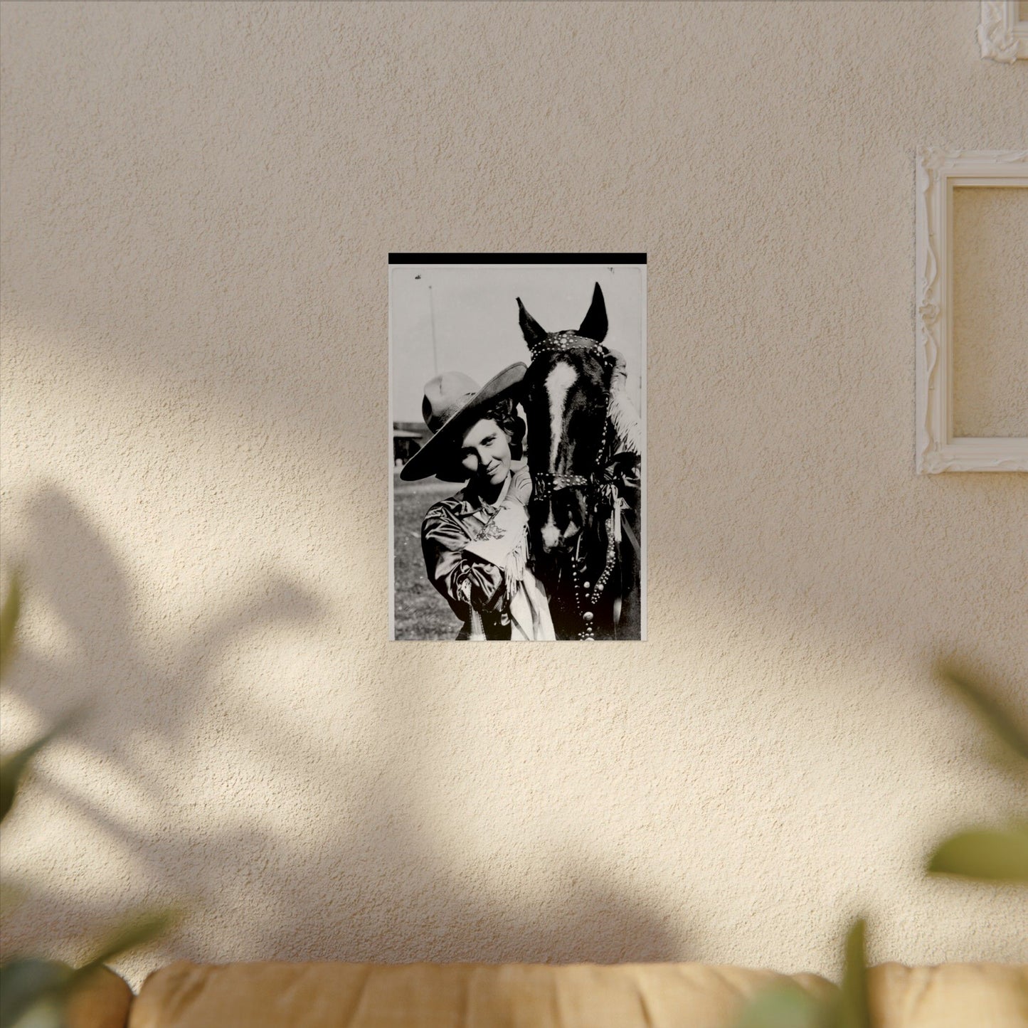 Steadfast Devotion – Western Textured Watercolor Matte Posters