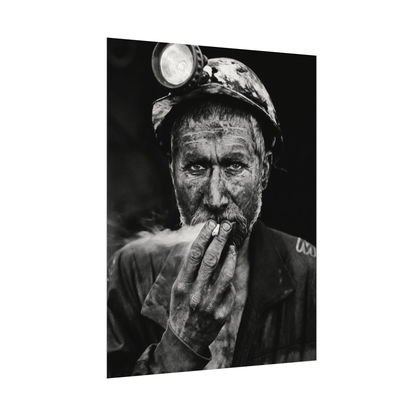 Fire & Coal – Western Textured Watercolor Matte Posters