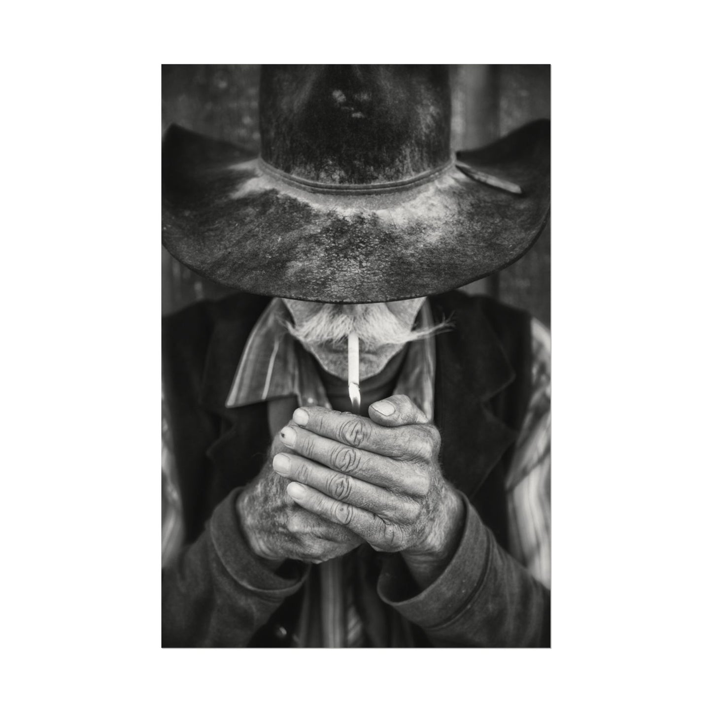 One More Draw – Western Textured Watercolor Matte Posters