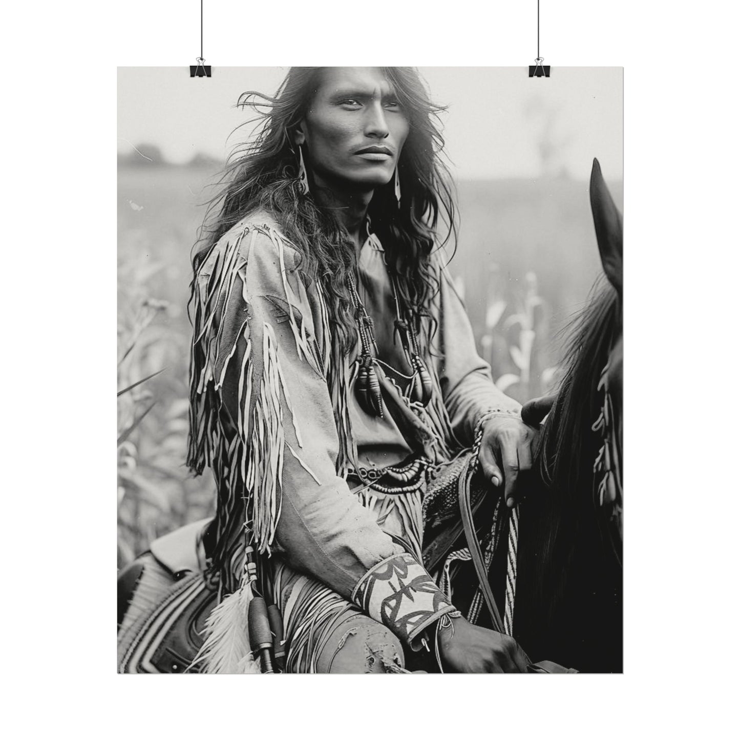 The Last Watchman– Western Textured Watercolor Matte Posters