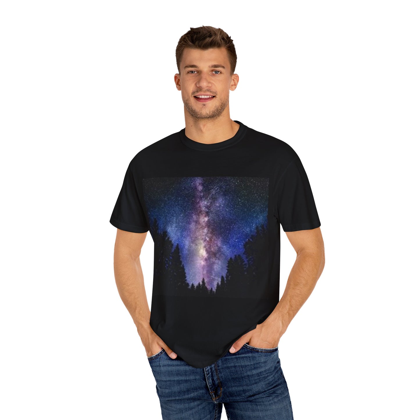 Stary Night Tee Perfect for Space Enthusiasts, Intergalactic T Shirt, Gift for Space Lovers, Unisex T-Shirt