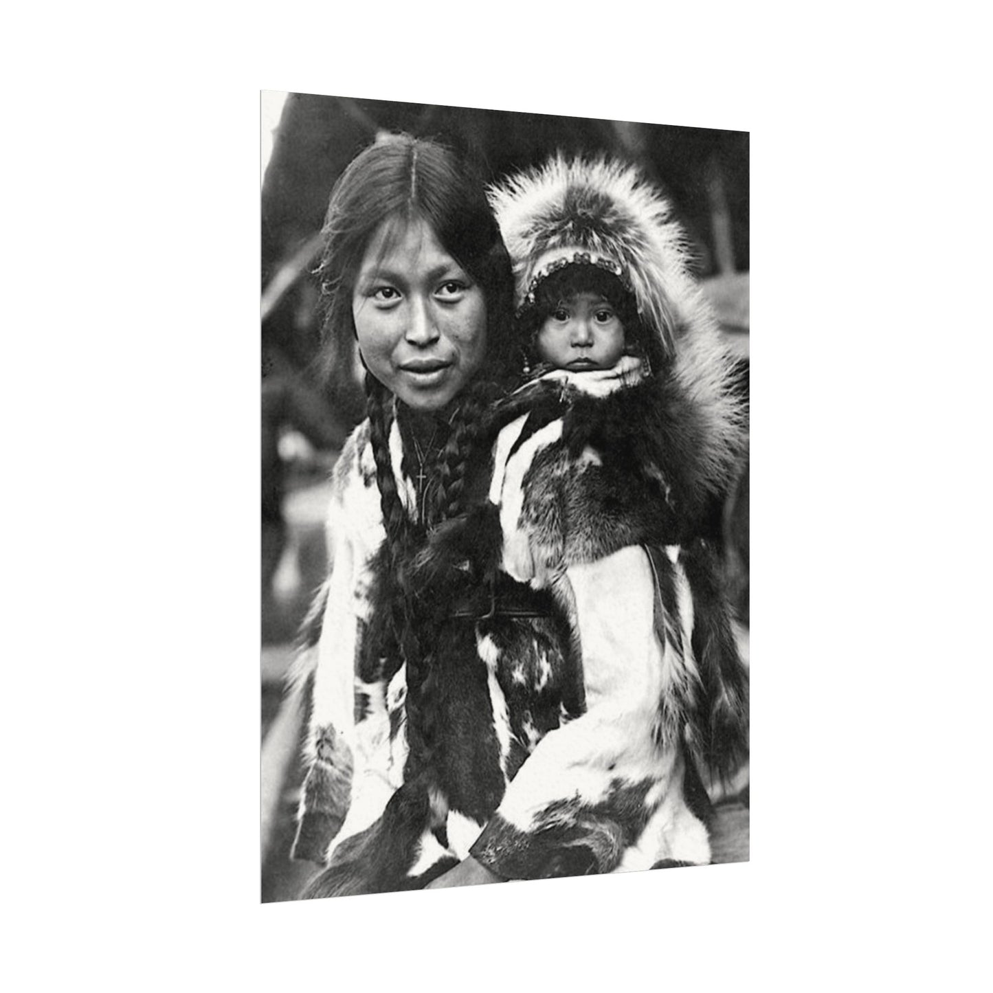 A Mother's Heart – Western Textured Watercolor Matte Posters