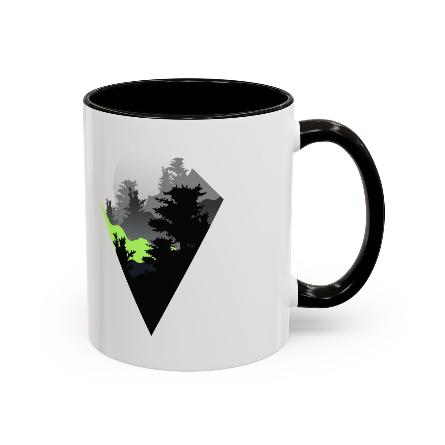 Sleek Forest Mug: Nature-Inspired Coffee Cup, Perfect for Outdoor Lovers, Gift for Nature Enthusiasts, Eco-Friendly Present