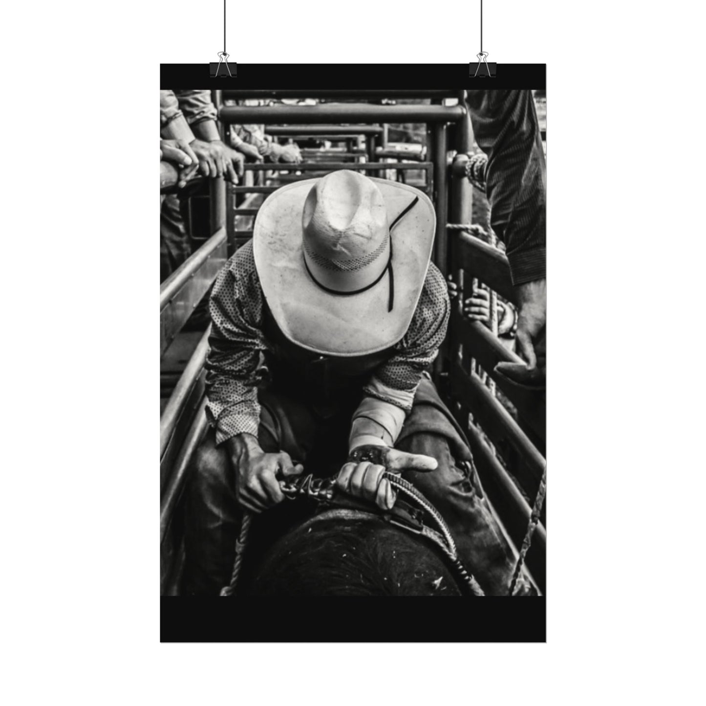 Lock Loaded & In The Chute Textured Watercolor Matte Posters