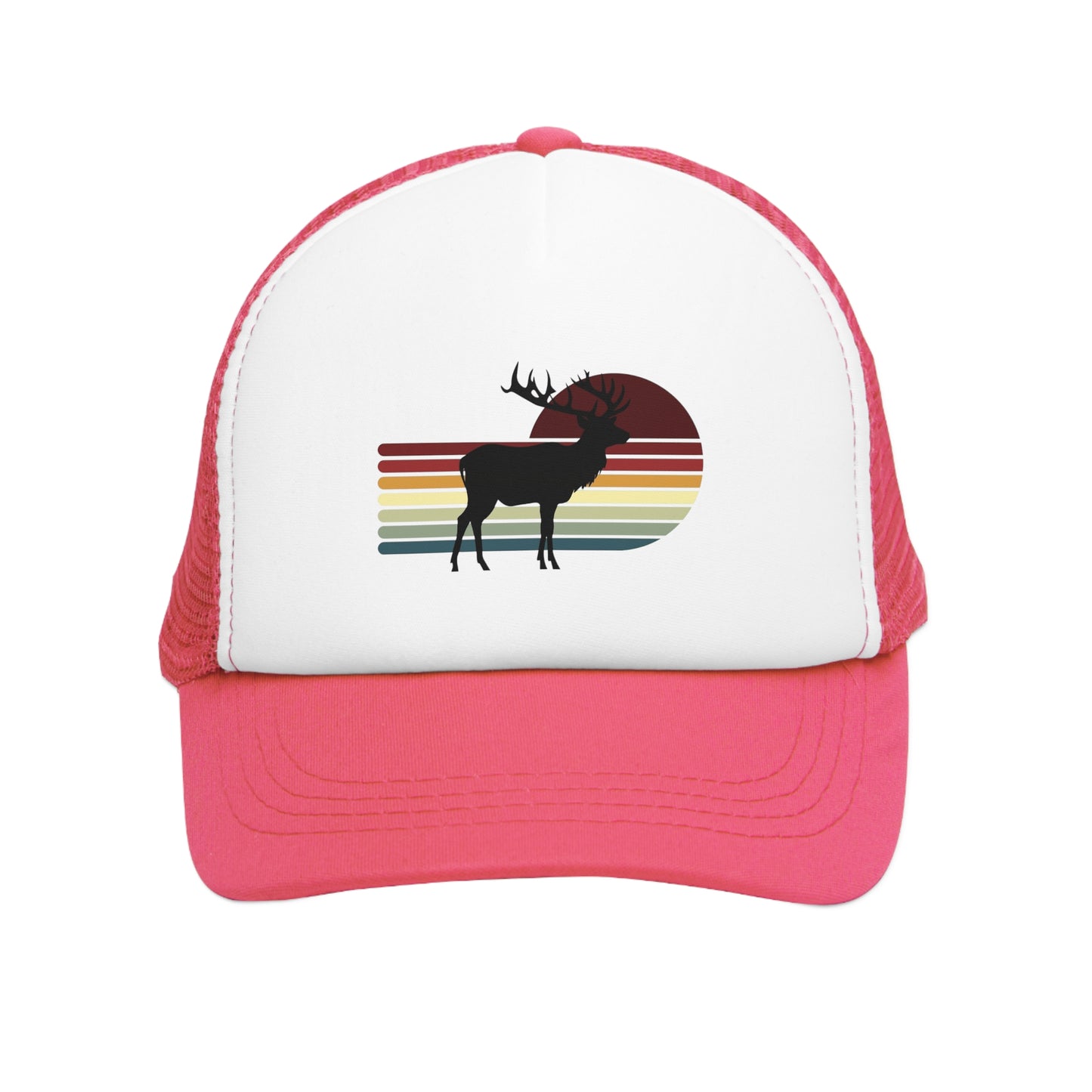 Deer Retro Trucker Hat, His & Her Gifts , Outdoor Accessory, Beer Lover Gift, Summer BBQ Essential
