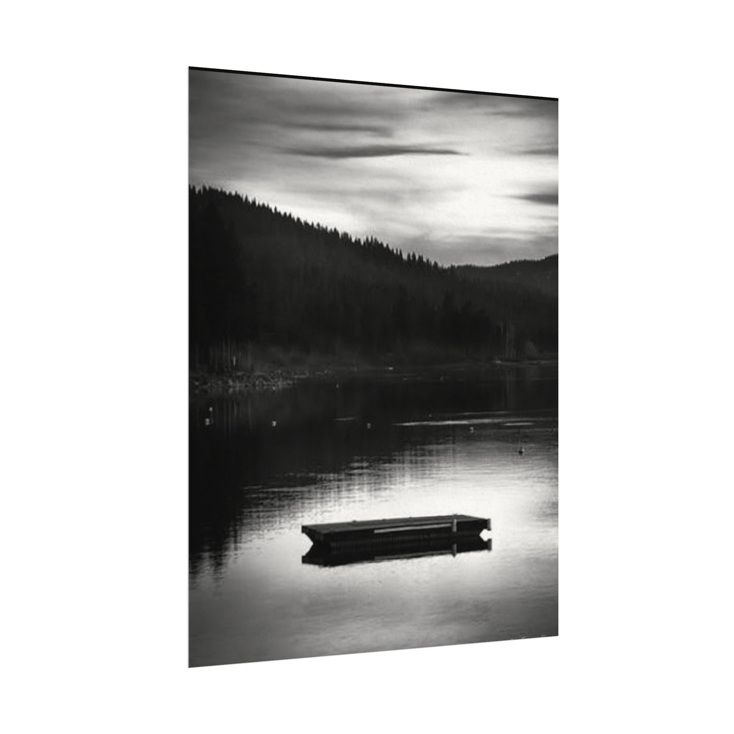 He Leads Me Beside Still Waters – Western Textured Watercolor Matte Posters