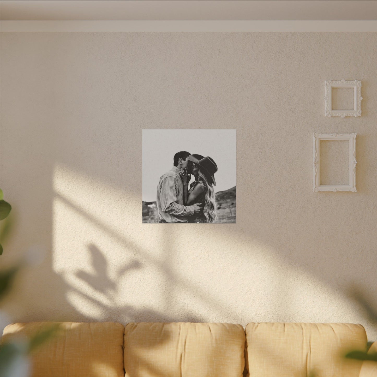 True Loves Kiss – Western Textured Watercolor Matte Posters