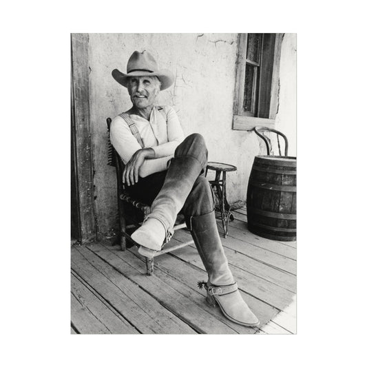 The Lonesome Dove – Western Textured Watercolor Matte Posters