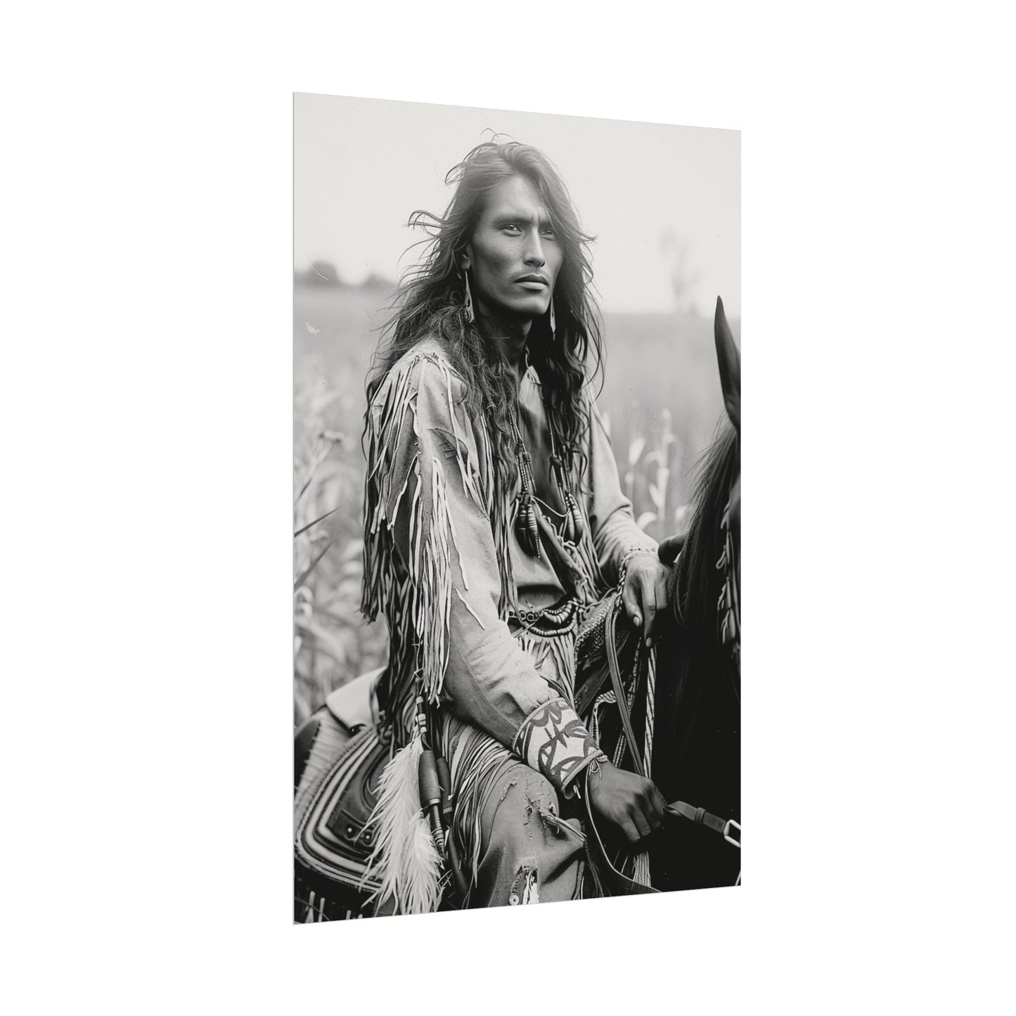 The Last Watchman– Western Textured Watercolor Matte Posters