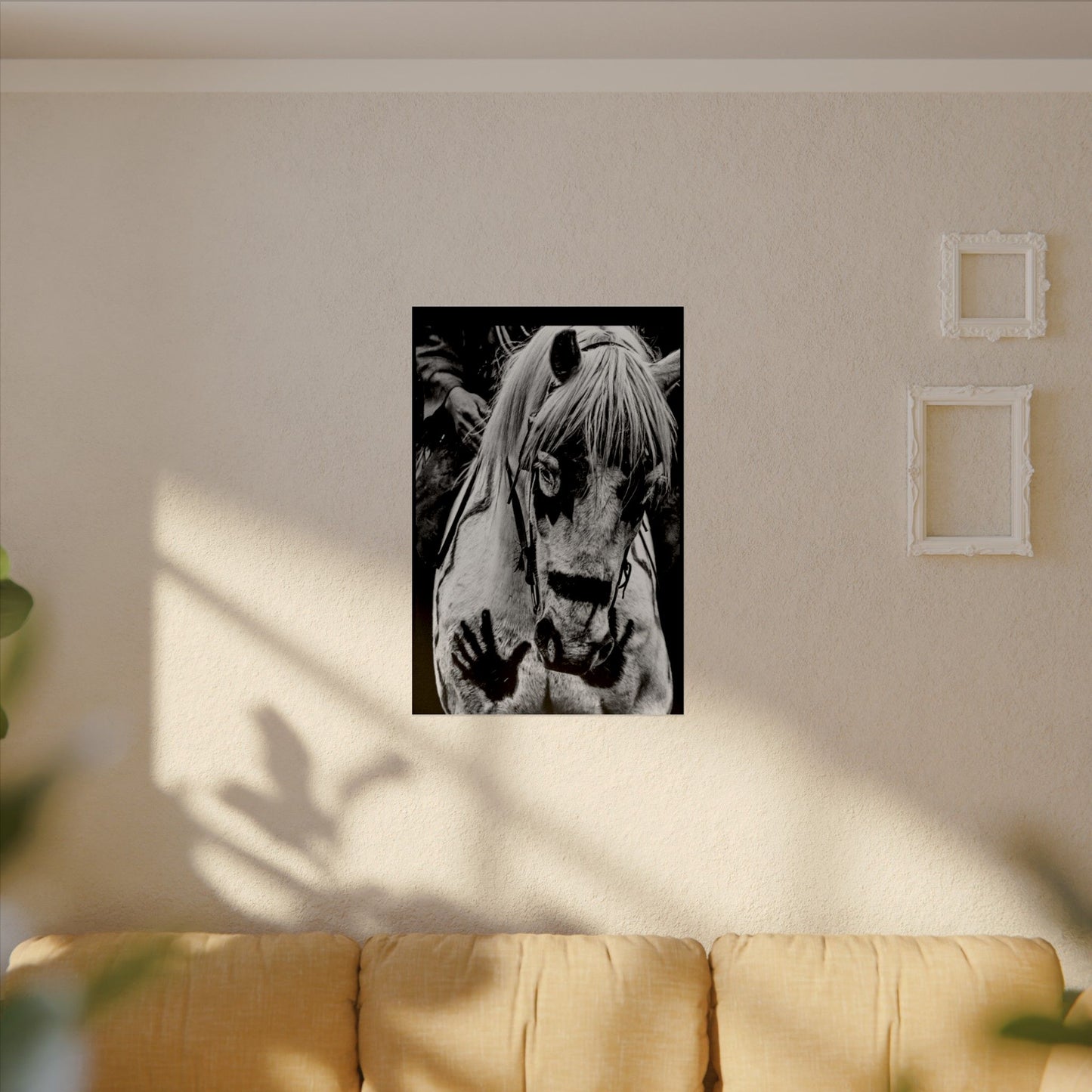 Storm Walker– Western Textured Watercolor Matte Posters