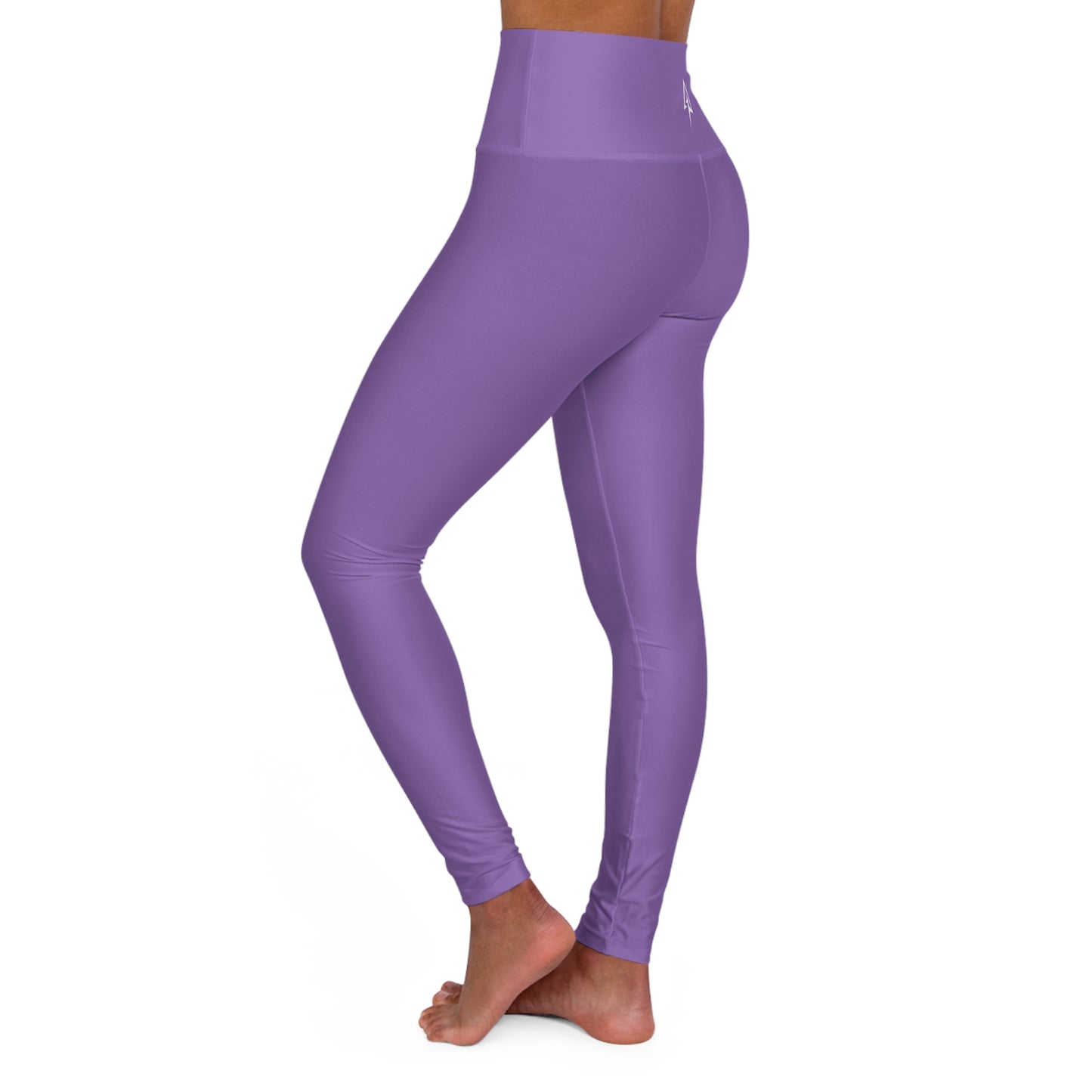 Purple High Waisted Yoga Leggings - Purple, Comfortable Activewear, Fitness Pants, Ideal for Gym, Yoga, and Weekend Brunch