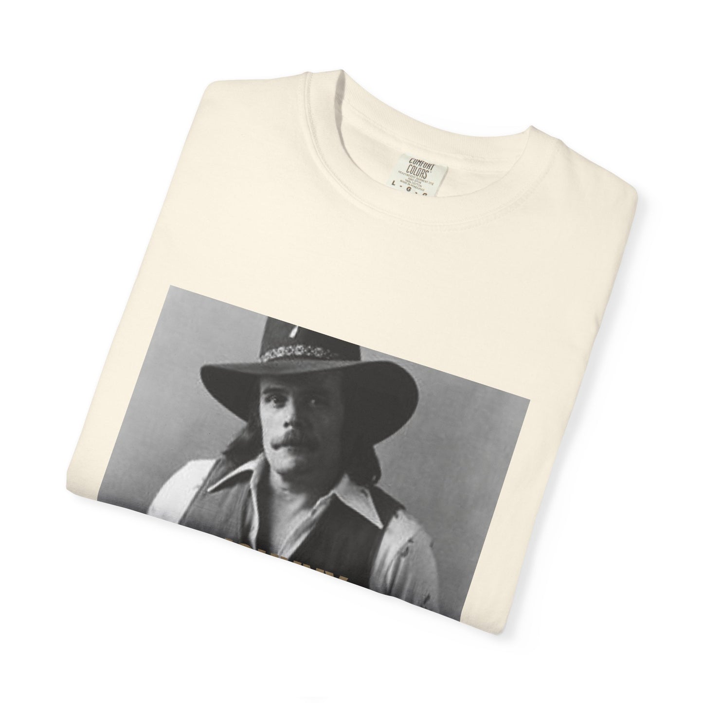 Retro Johnny Paycheck Unisex Garment-Dyed T-Shirt, Vintage Style Tee, Casual Wear, Music Festival Shirt, Gift for Him/Her, Streetwear