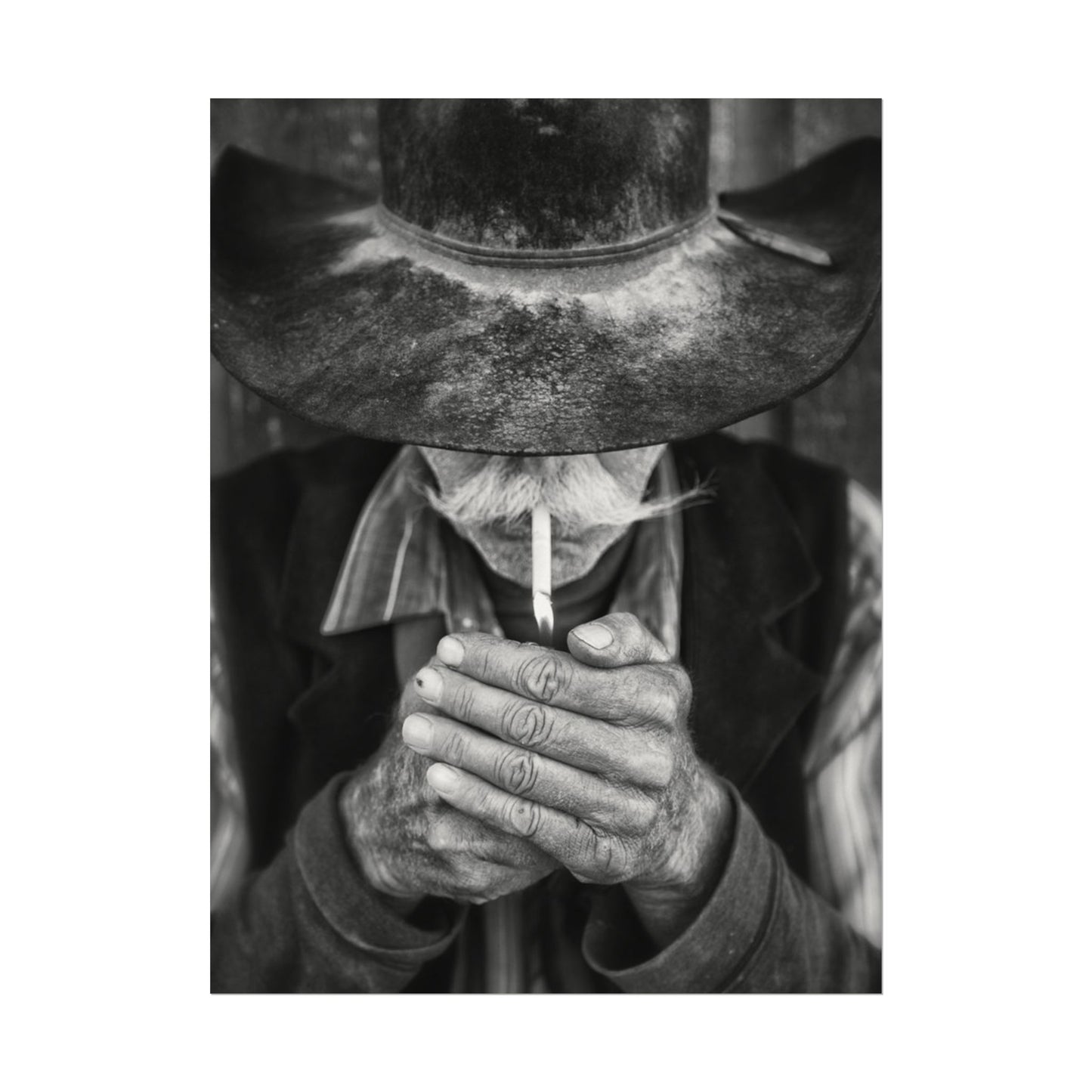 One More Draw – Western Textured Watercolor Matte Posters