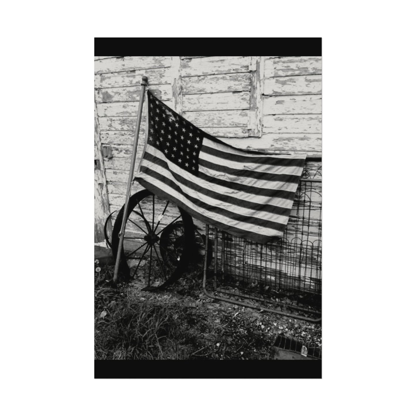 American Grit – Western Textured Watercolor Matte Posters