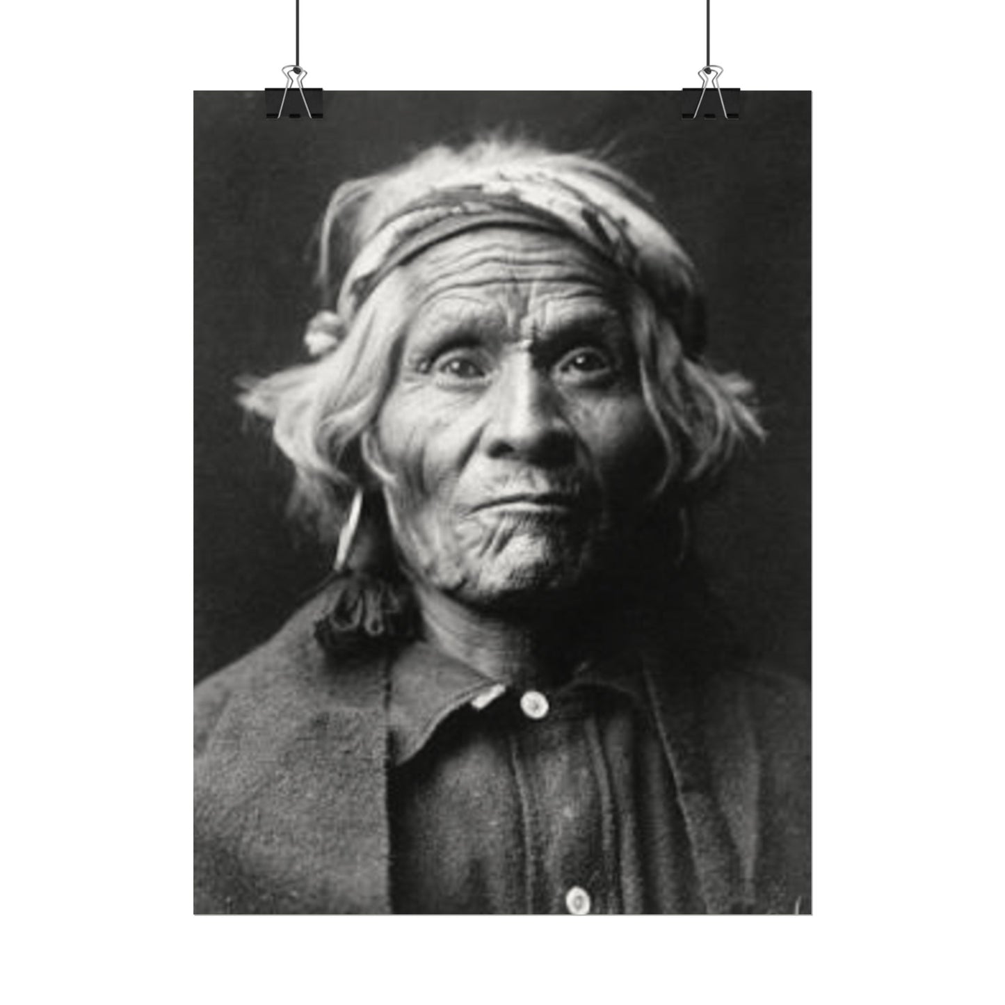 Iorn In His Silence – Western Textured Watercolor Matte Posters