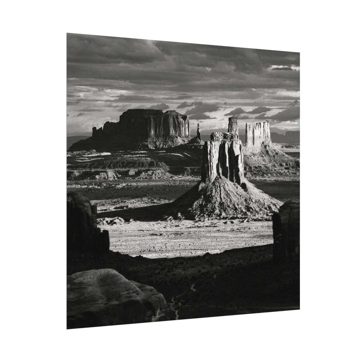 Vast Wonderland – Western Textured Watercolor Matte Posters