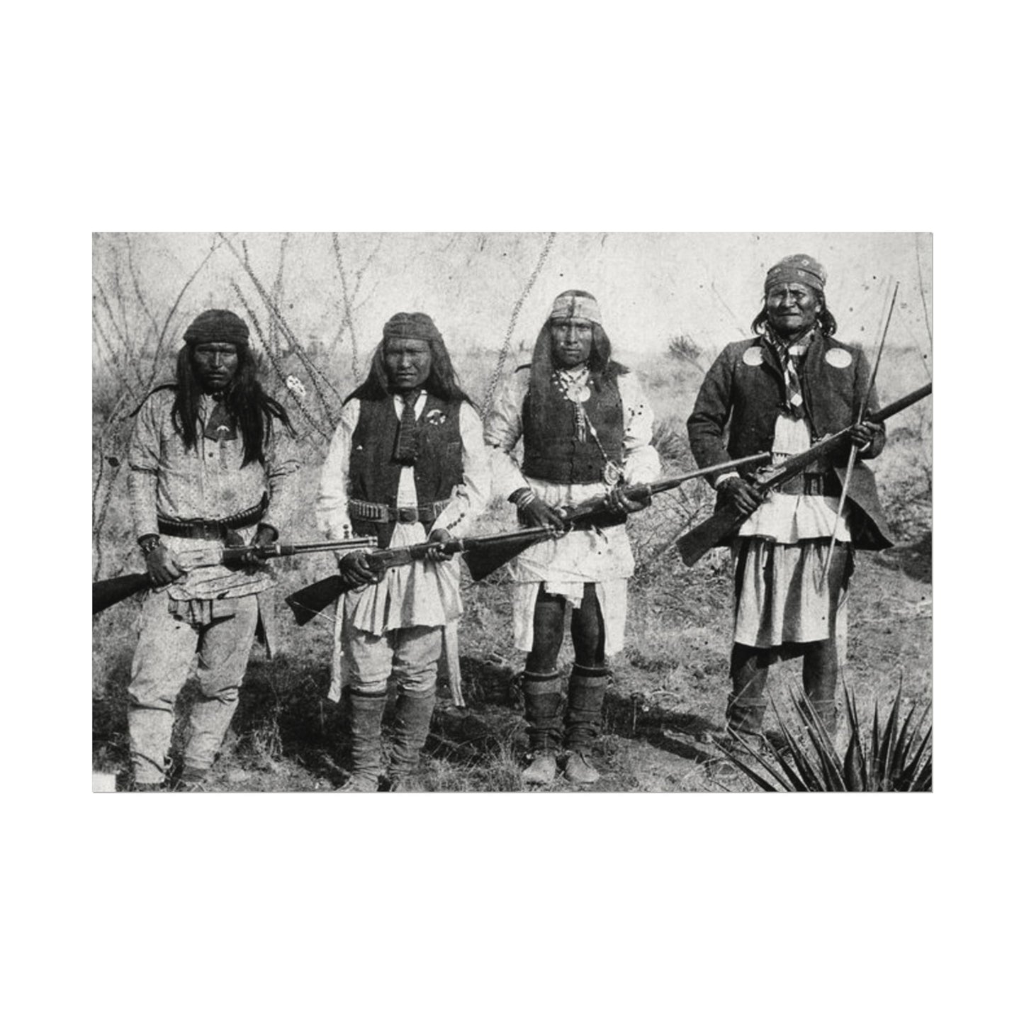 Unspoken Bonds Of Brotherhood– Western Textured Watercolor Matte Posters