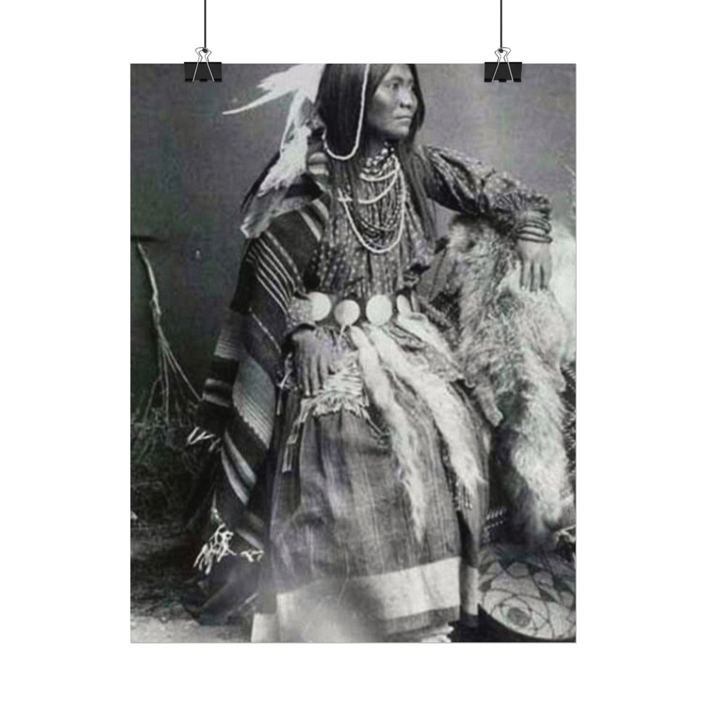 Courage & Strength – Western Textured Watercolor Matte Posters